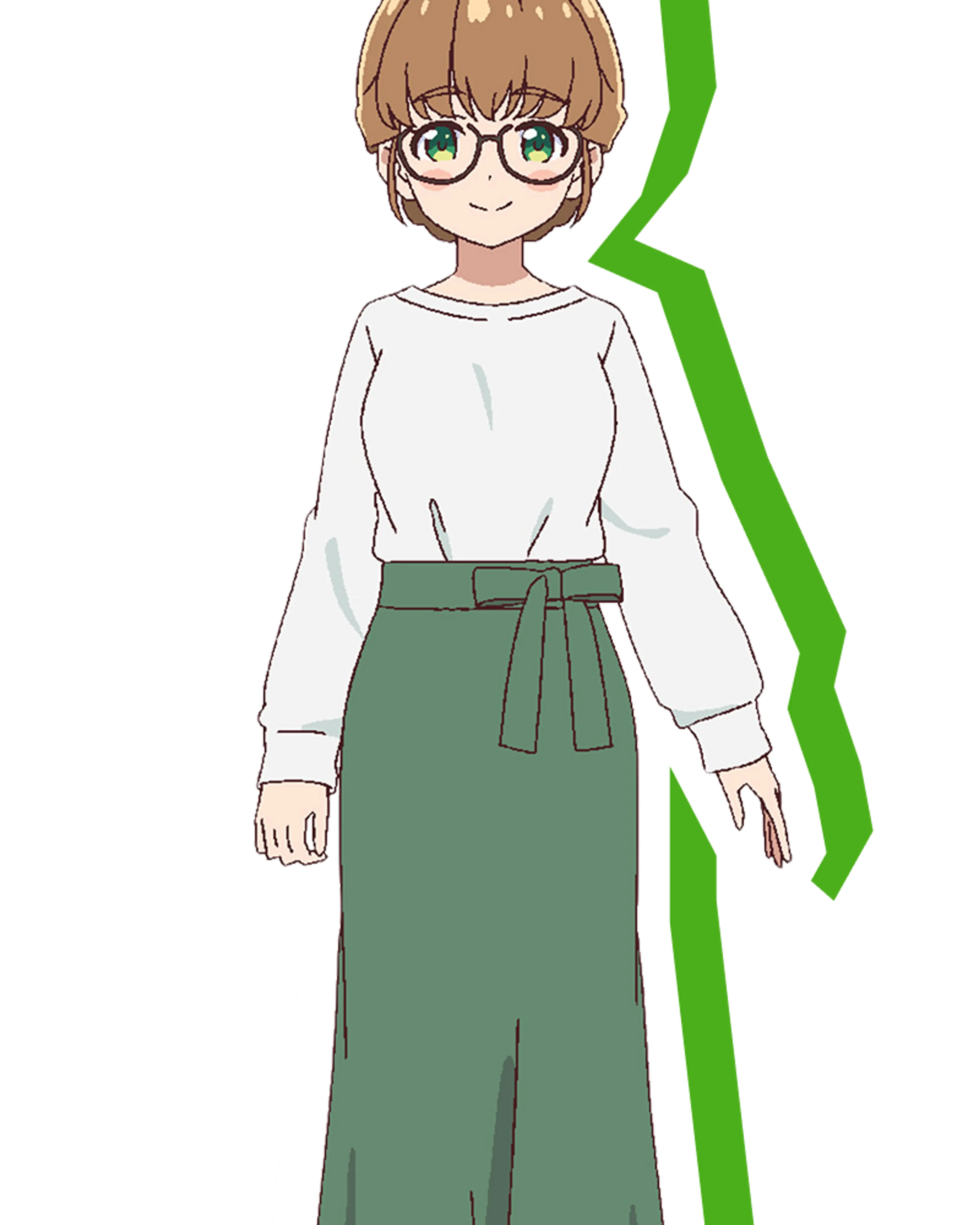 Official character art of Kodama Orihara from Tetsuryō!
