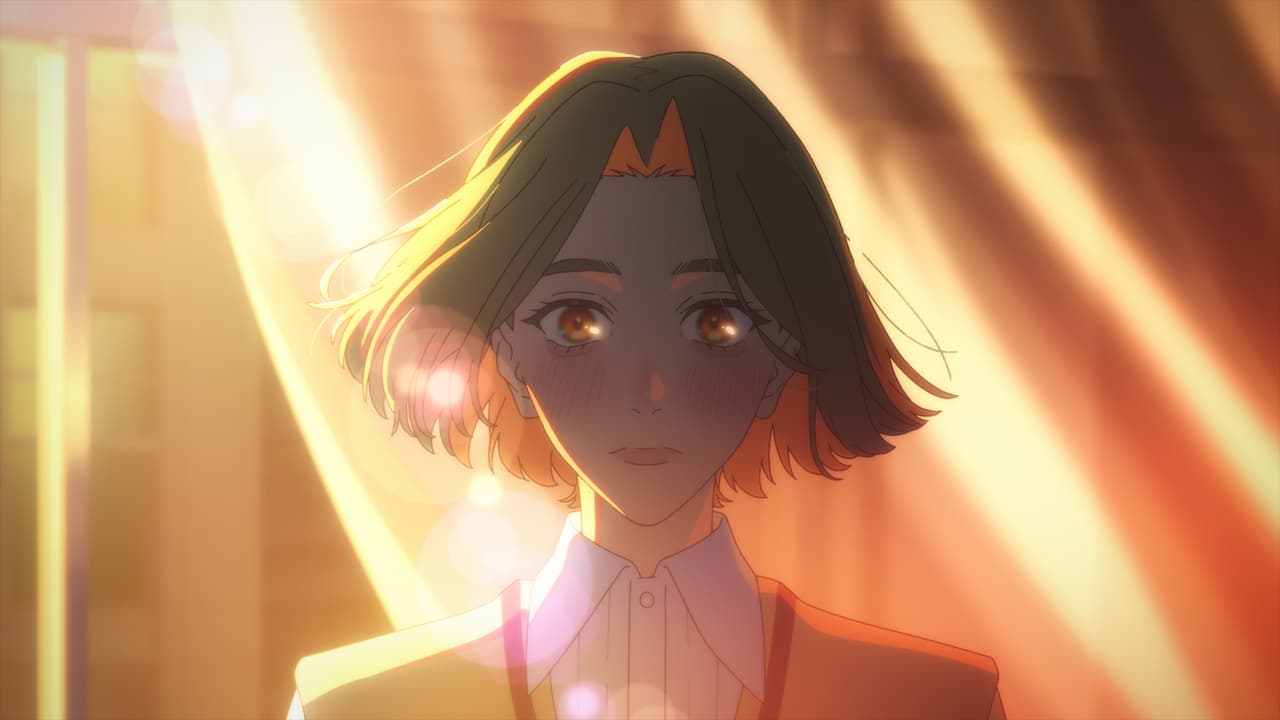 Aia’s face is lit by warm sunlight in BLESS.