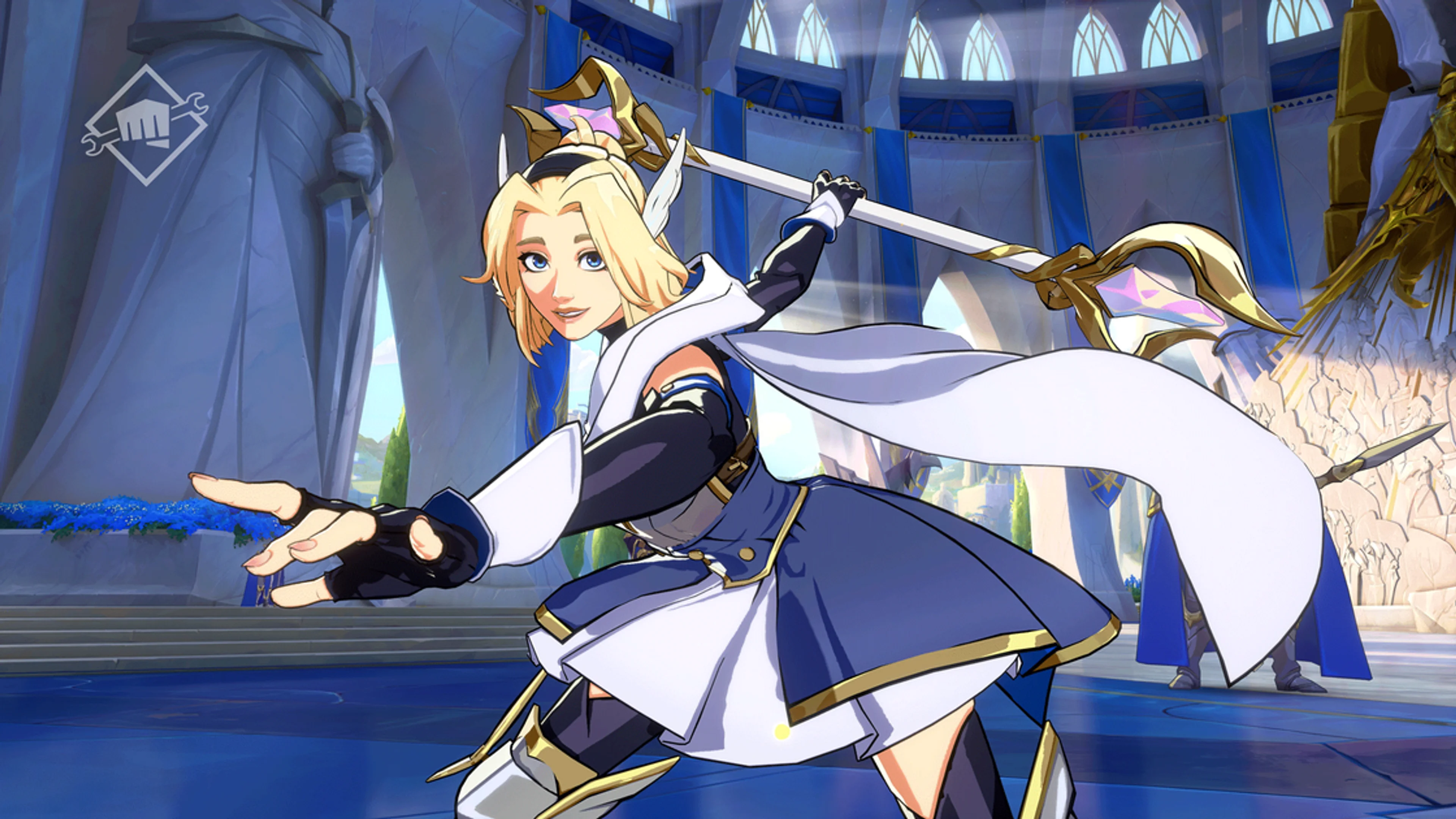 Official 2XKO work-in-progress art shows Lux preparing to join the game’s champion roster.