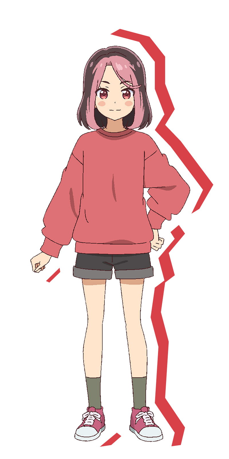 Official character art of Ushio Yagami from Tetsuryō!