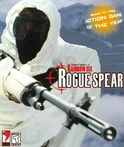 Original cover art for Tom Clancy's Rainbow Six: Rogue Spear.