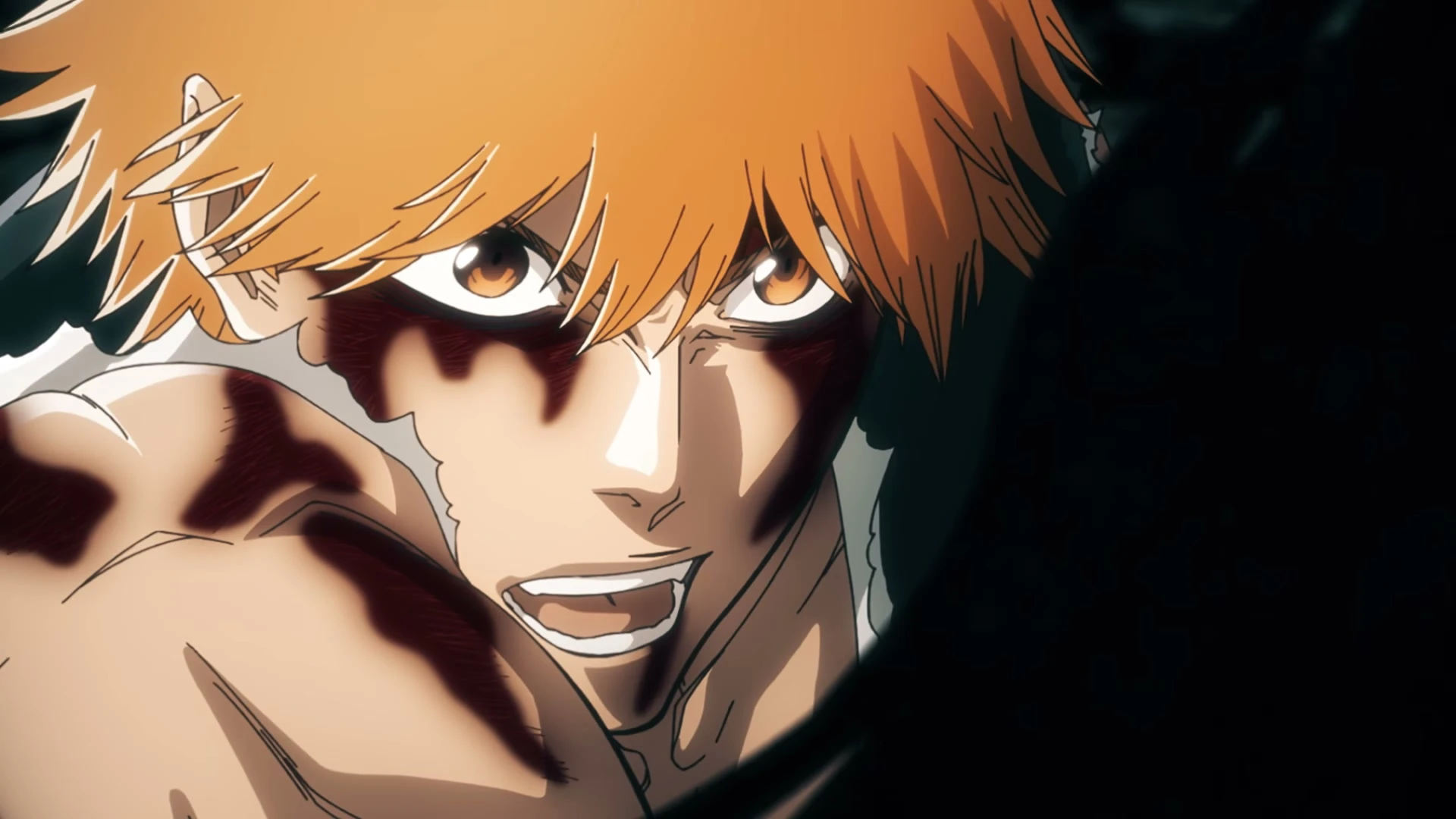Ichigo Kurosaki raises his arm in a scene from the BLEACH FES teaser.