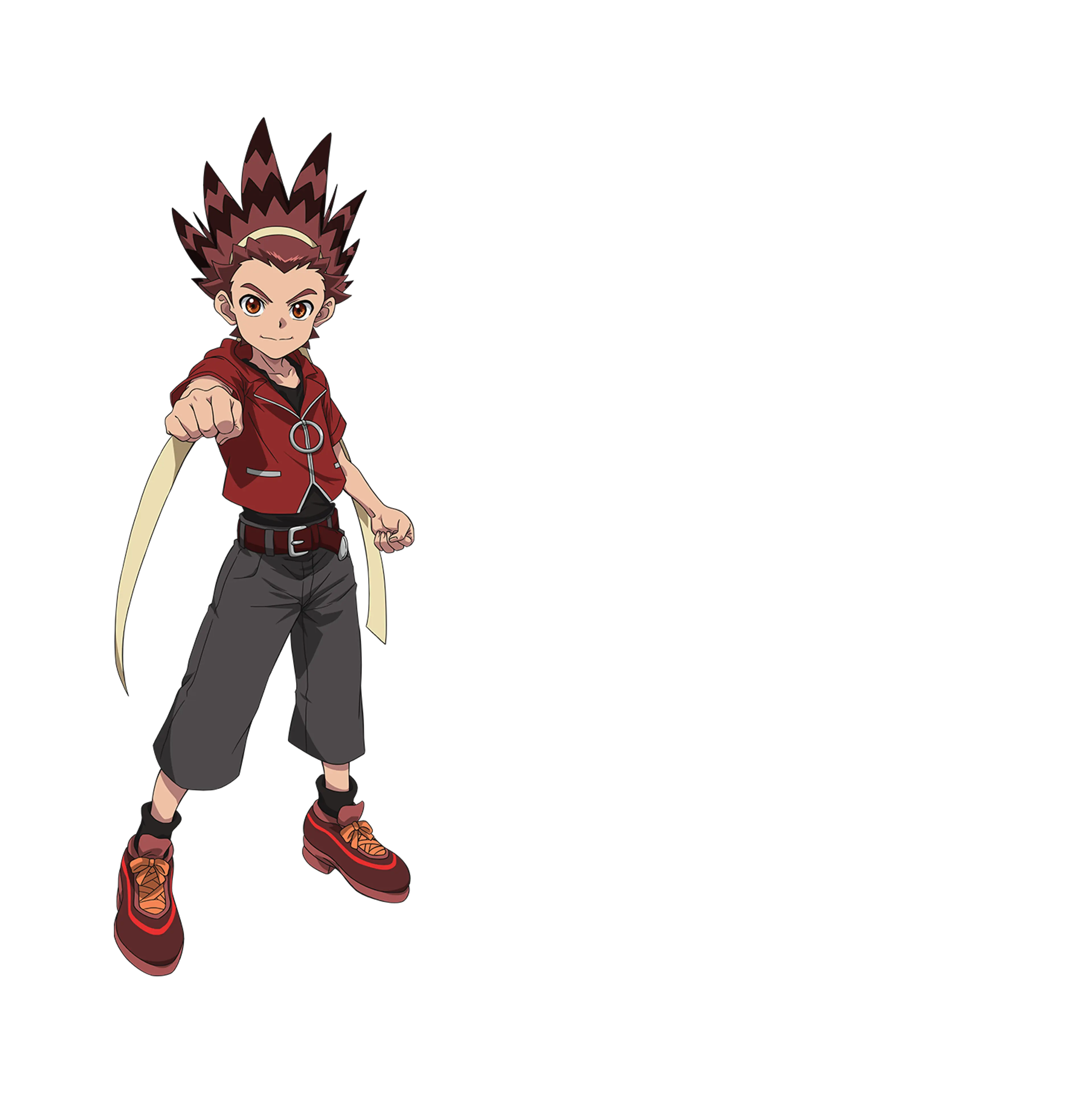 Official Beyblade X character art of Robin Kazami.