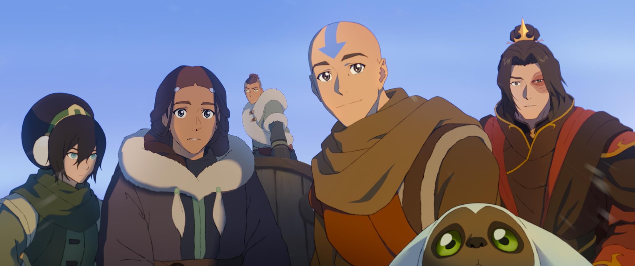 Avatar Aang: The Last Airbender promotional image.