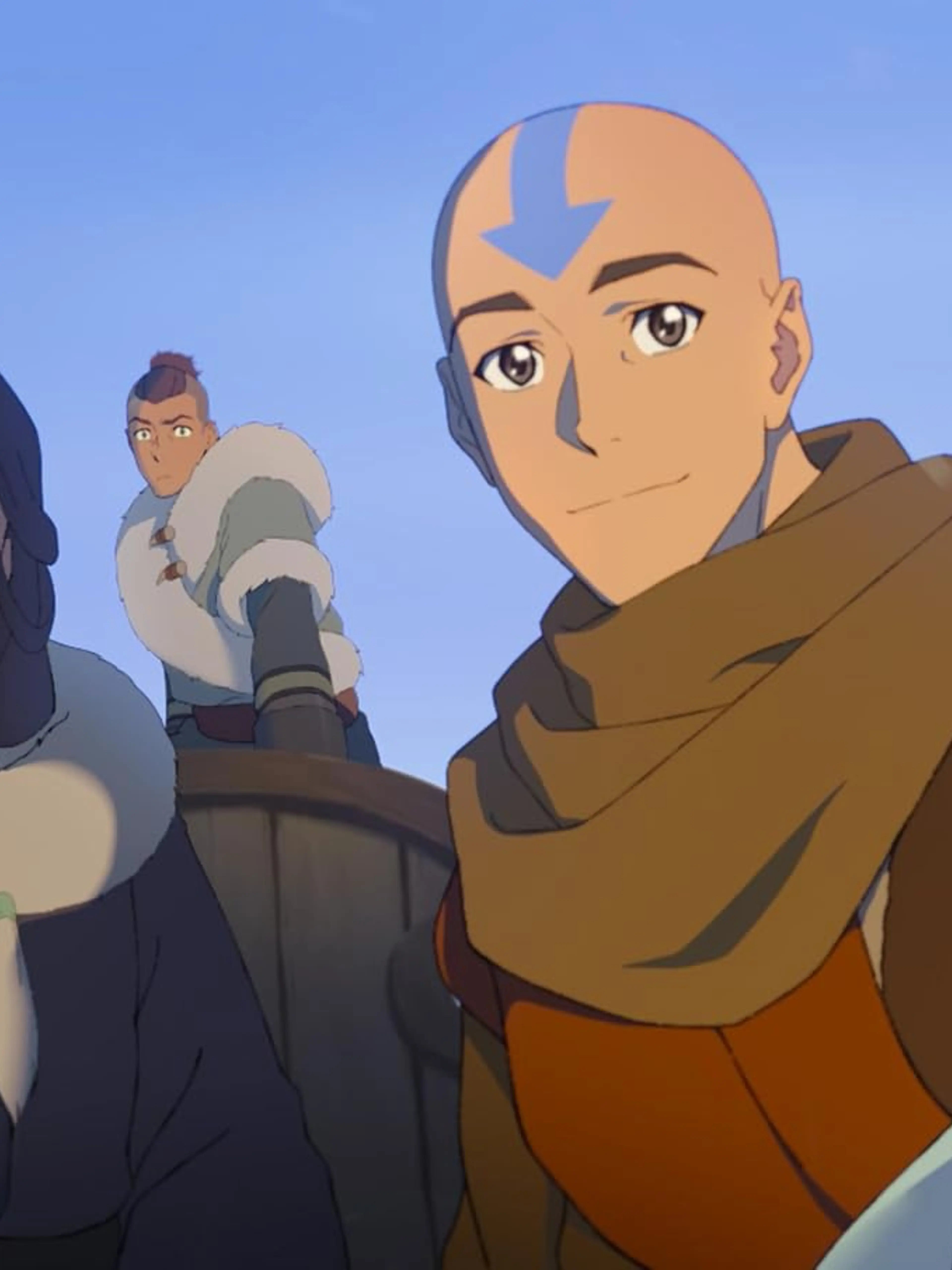 Avatar Aang: The Last Airbender promotional image.