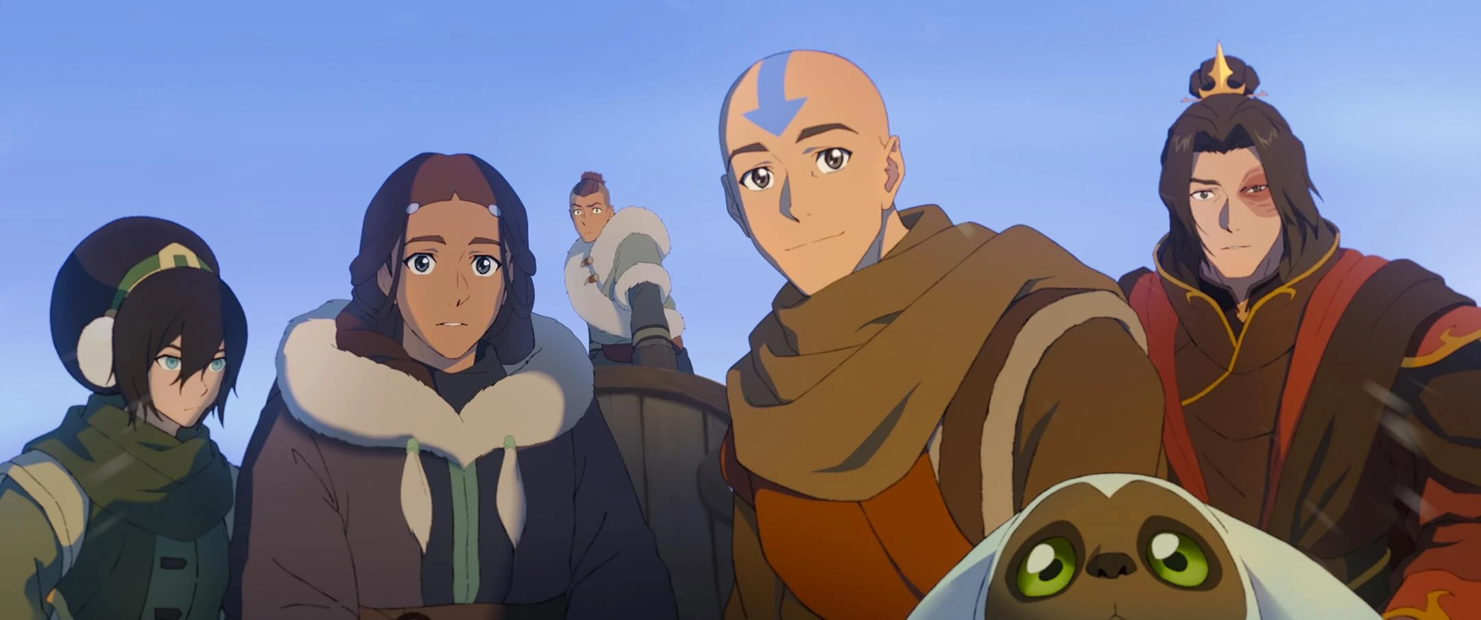 Avatar Aang: The Last Airbender promotional image.