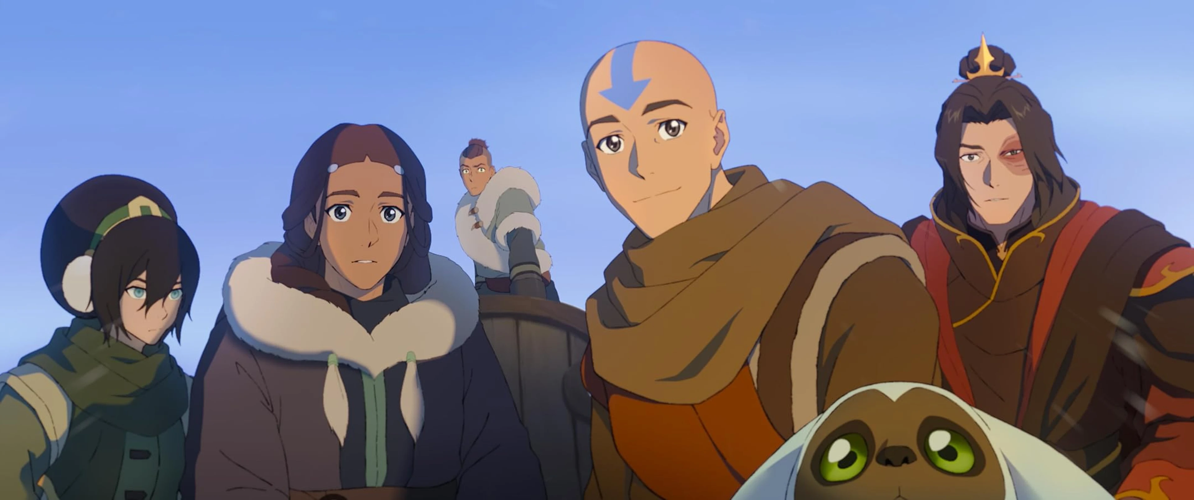 Avatar Aang: The Last Airbender promotional image.