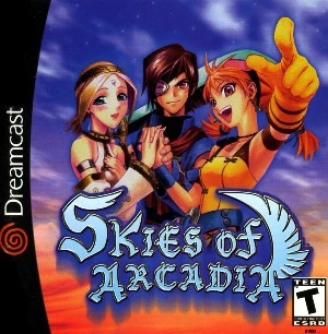 Original cover art for Skies of Arcadia.