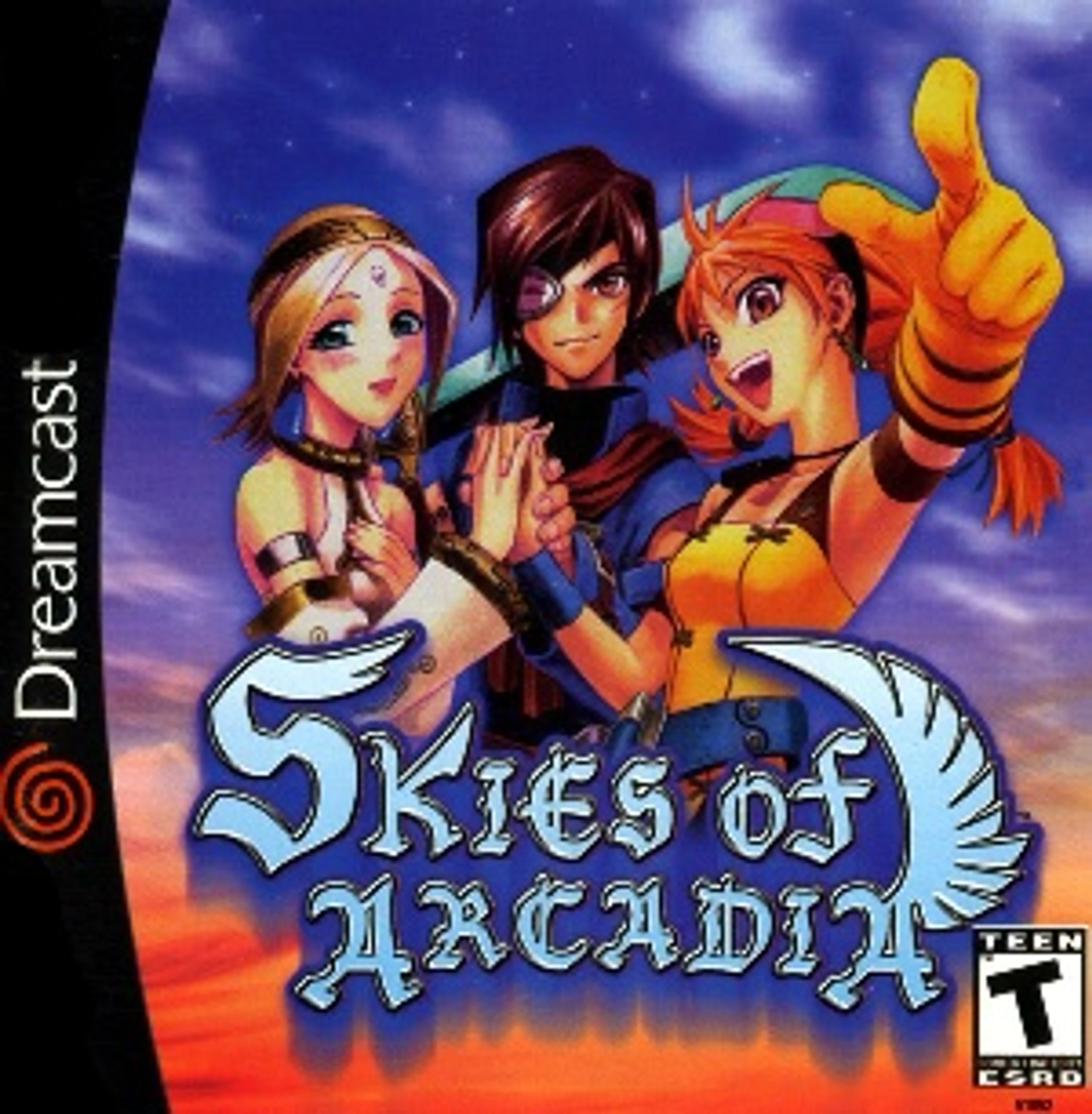 Original cover art for Skies of Arcadia.