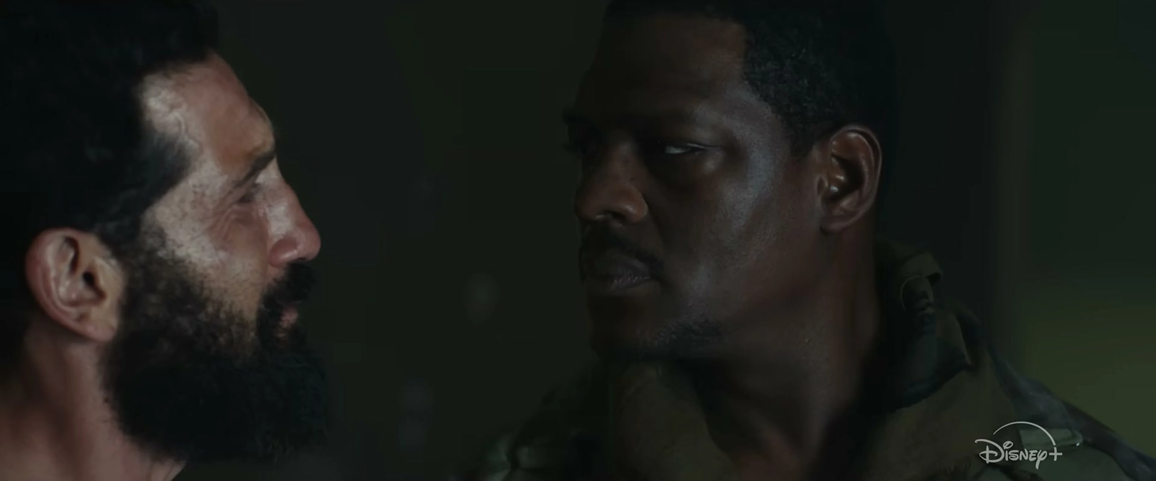 Jon Bernthal faces another man as Frank Castle in The Punisher: One Last Kill.