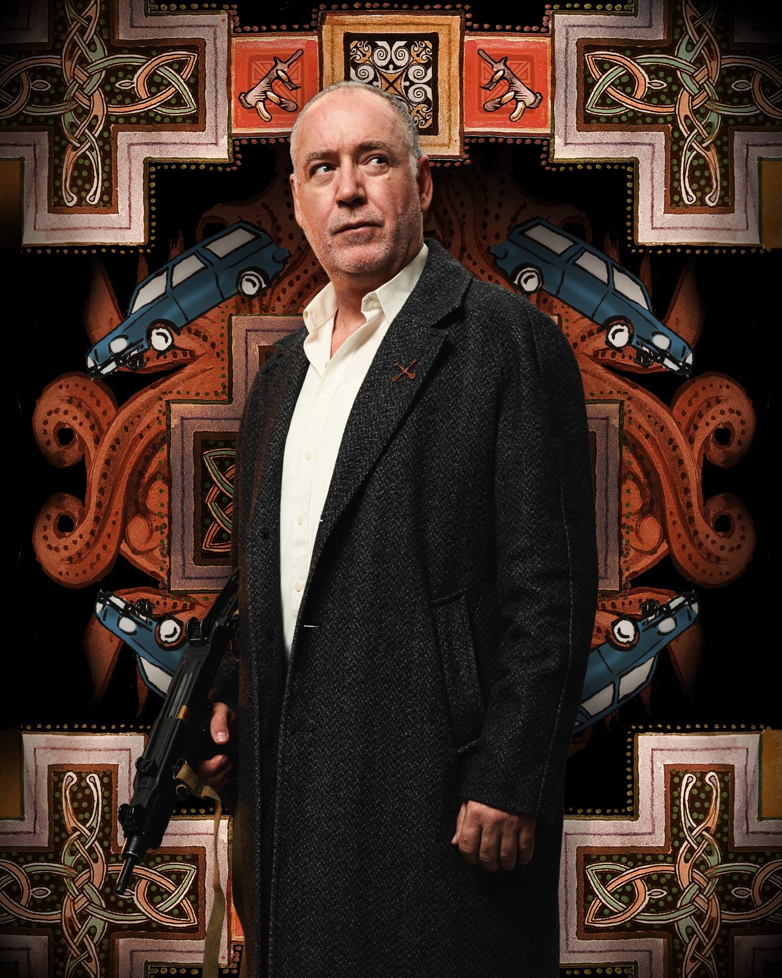 Brian Doherty as Bunny Ryan in official Tall Tales & Murder character art.