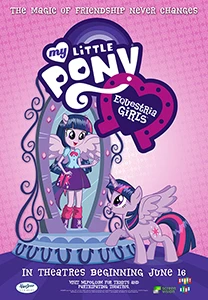 Official poster for My Little Pony: Equestria Girls.