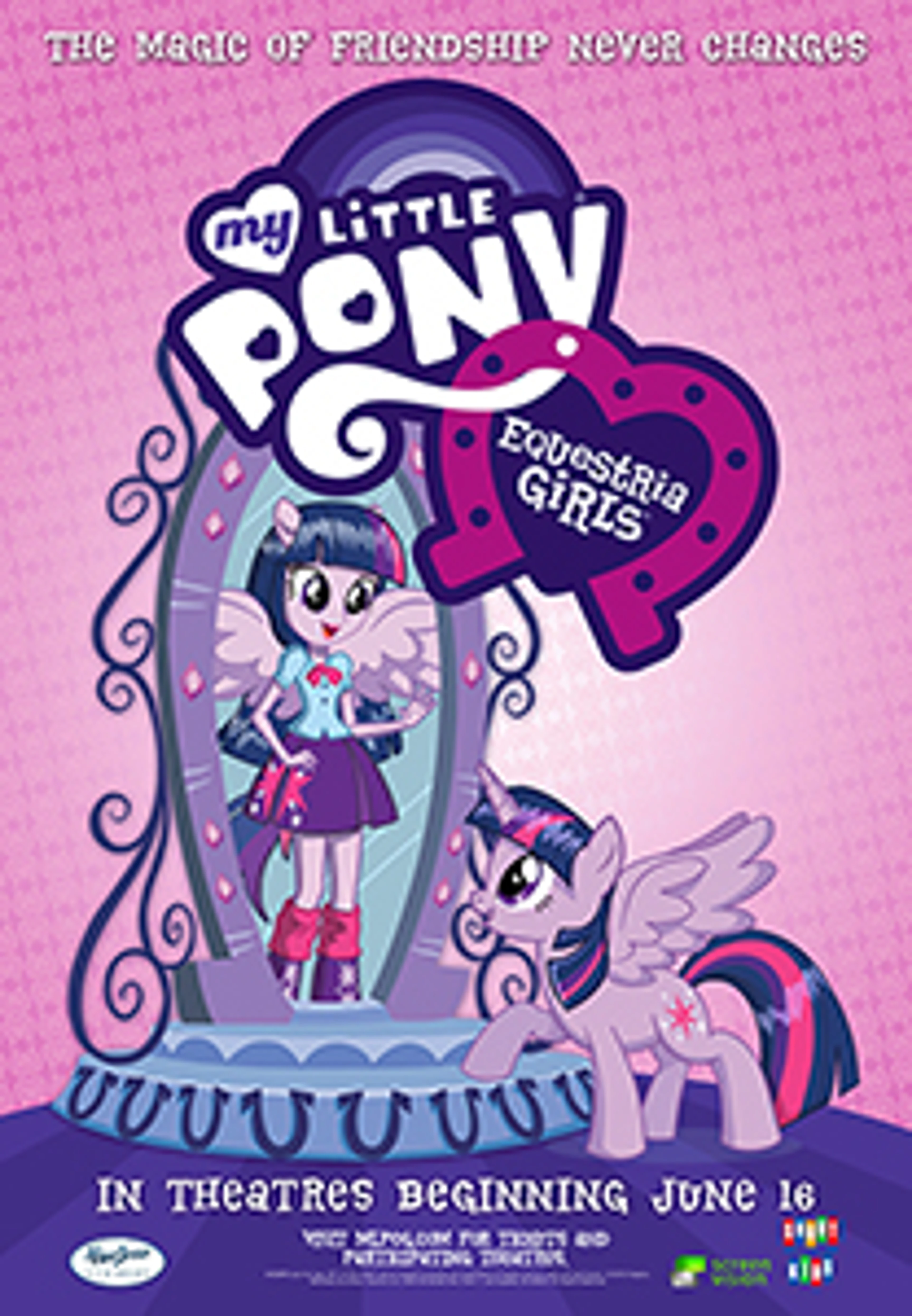 Official poster for My Little Pony: Equestria Girls.
