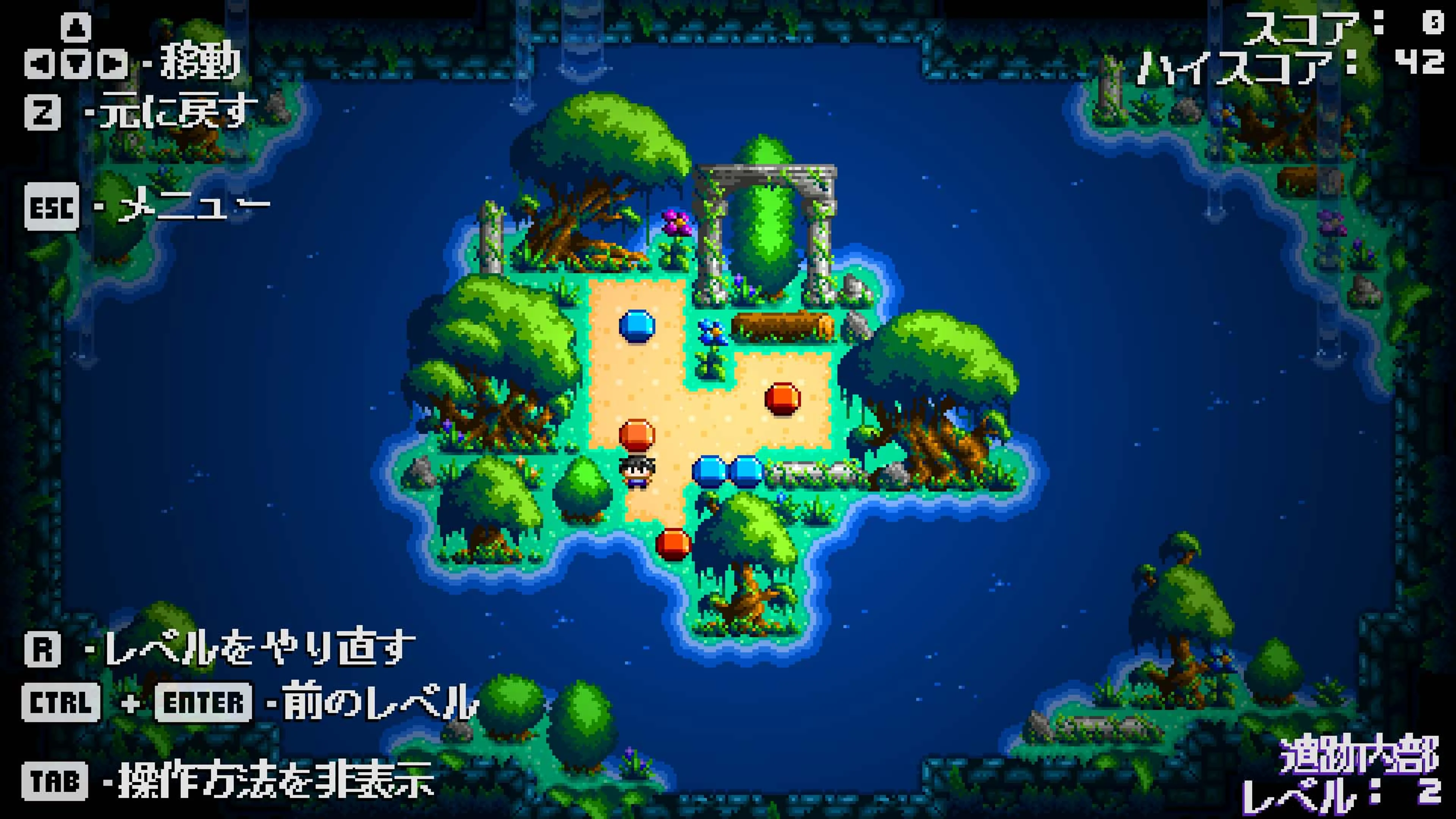 A Puzzledorf level shows colored blocks, targets, and obstacles in an official Xbox screenshot.