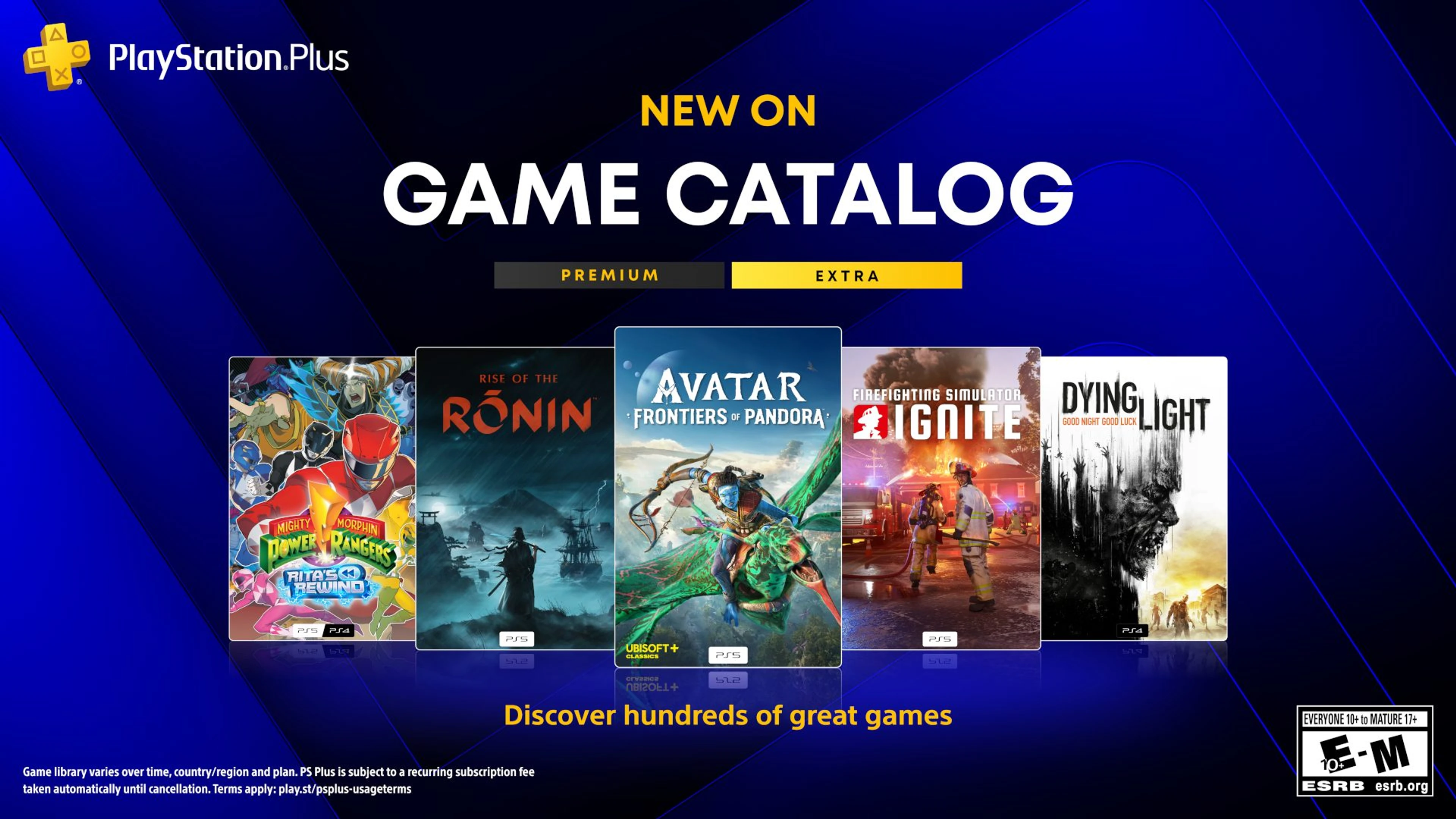 Official PlayStation Plus July 2026 Game Catalog graphic.