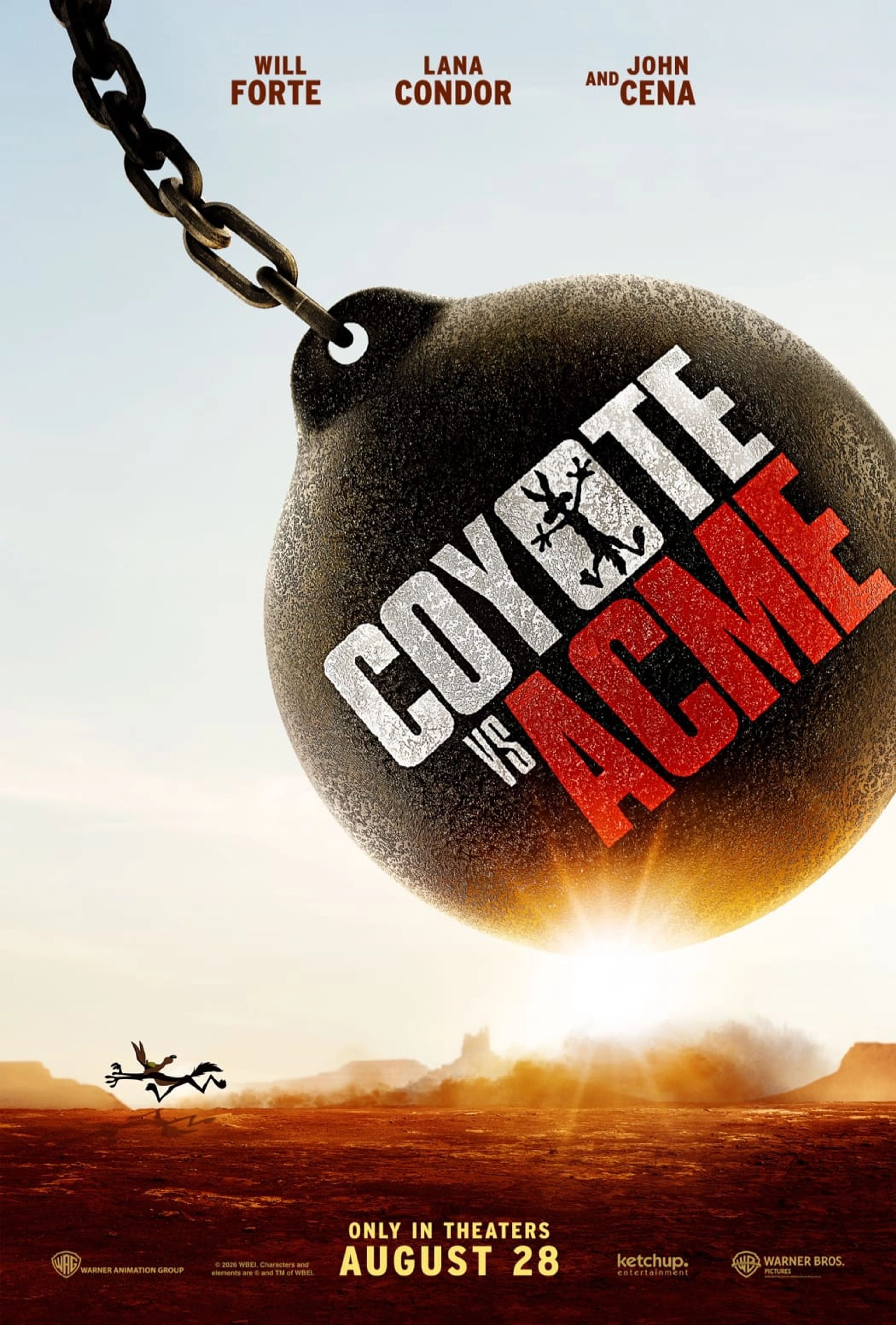 Official Coyote vs. Acme theatrical poster.