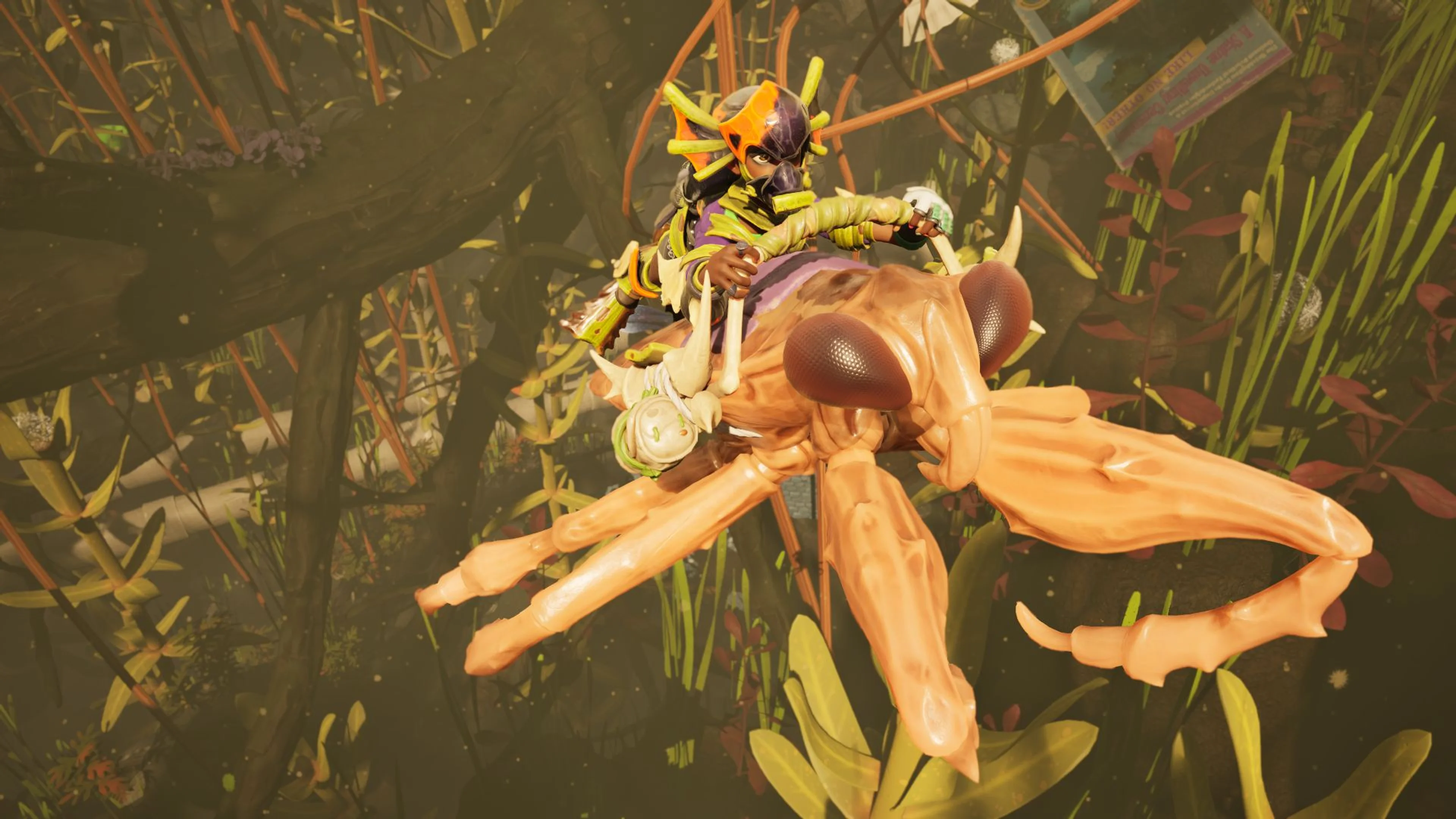 A Grounded 2 survivor rides the amphibious Toe Biter Buggy underwater.