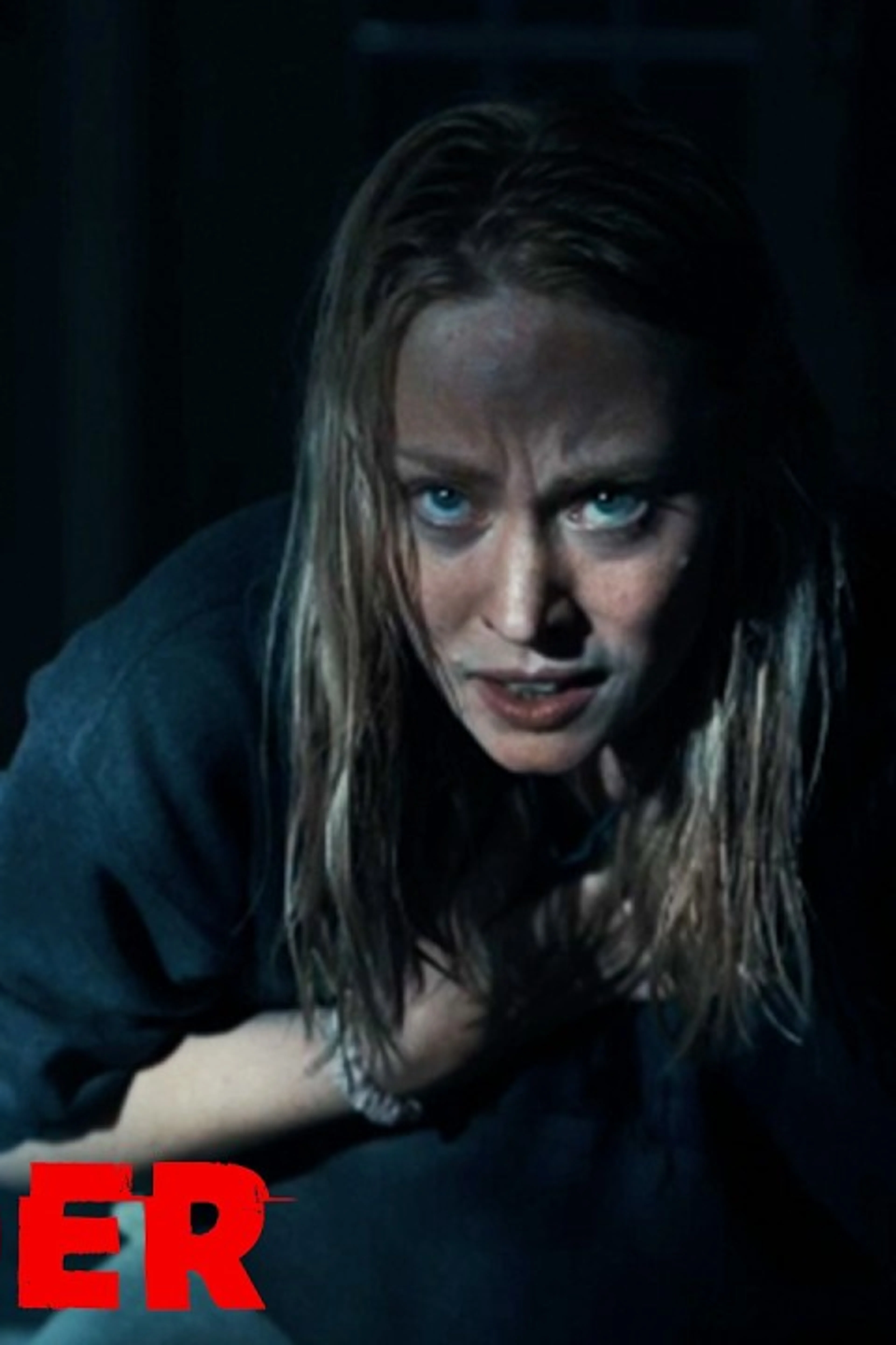 Official The Cycle trailer artwork features Deborah Ann Woll under Shudder and AMC+ branding.