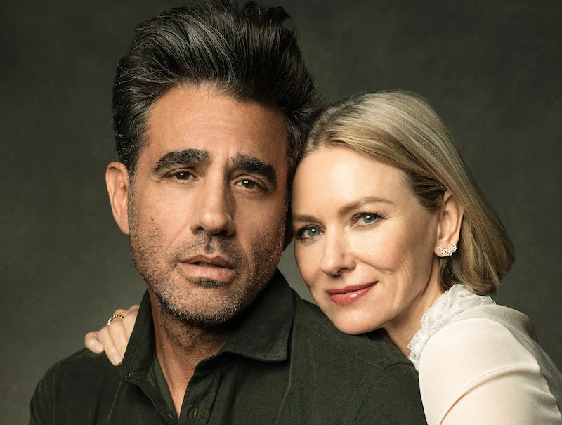 Naomi Watts and Bobby Cannavale pose together for a The Watcher portrait.