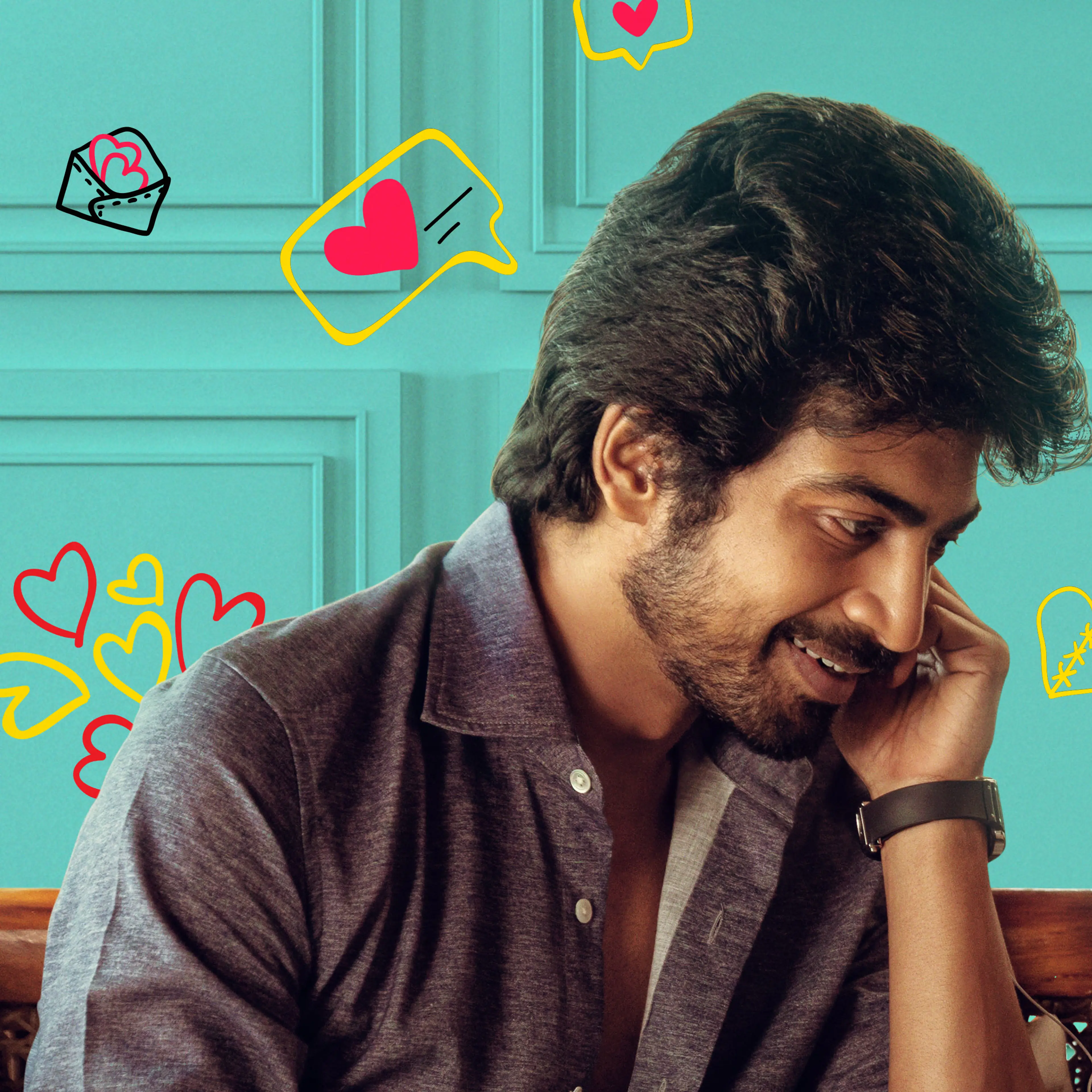 Arjun Das in Netflix promotional art for #Love.
