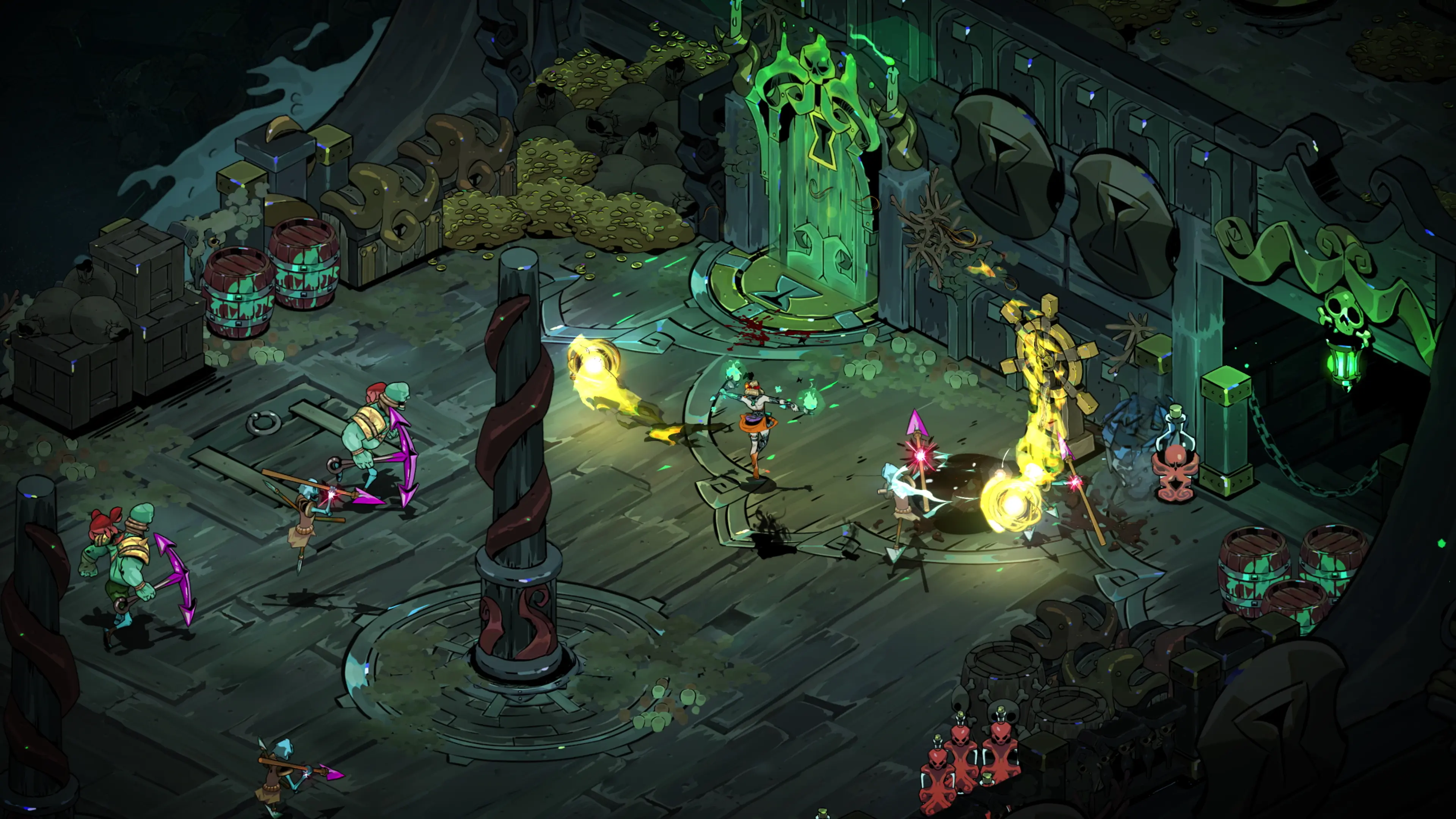 Official Hades II image showing the Crossroads hub between runs.