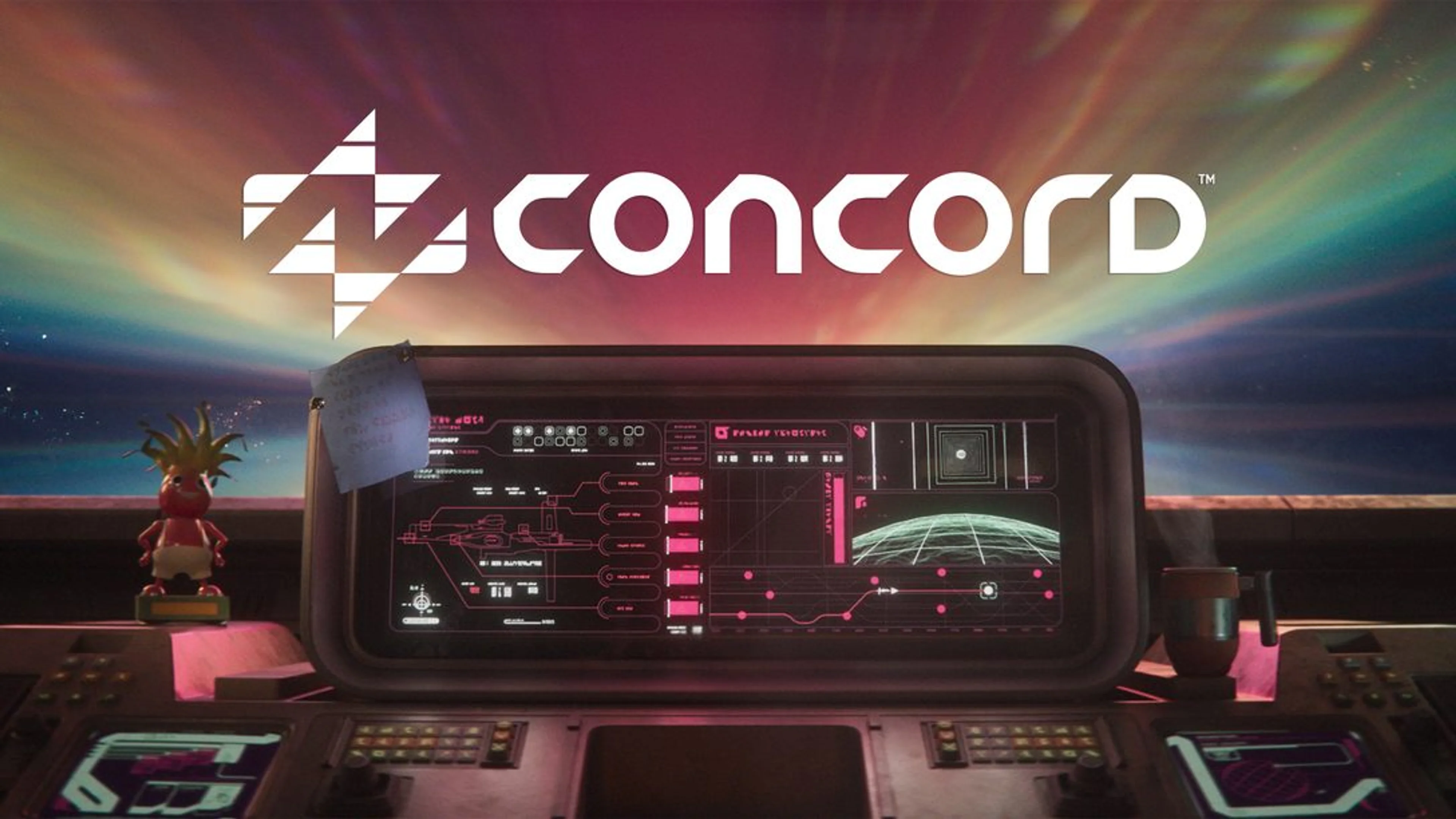 A Concord control room appears beneath the game logo in an official Firewalk image.