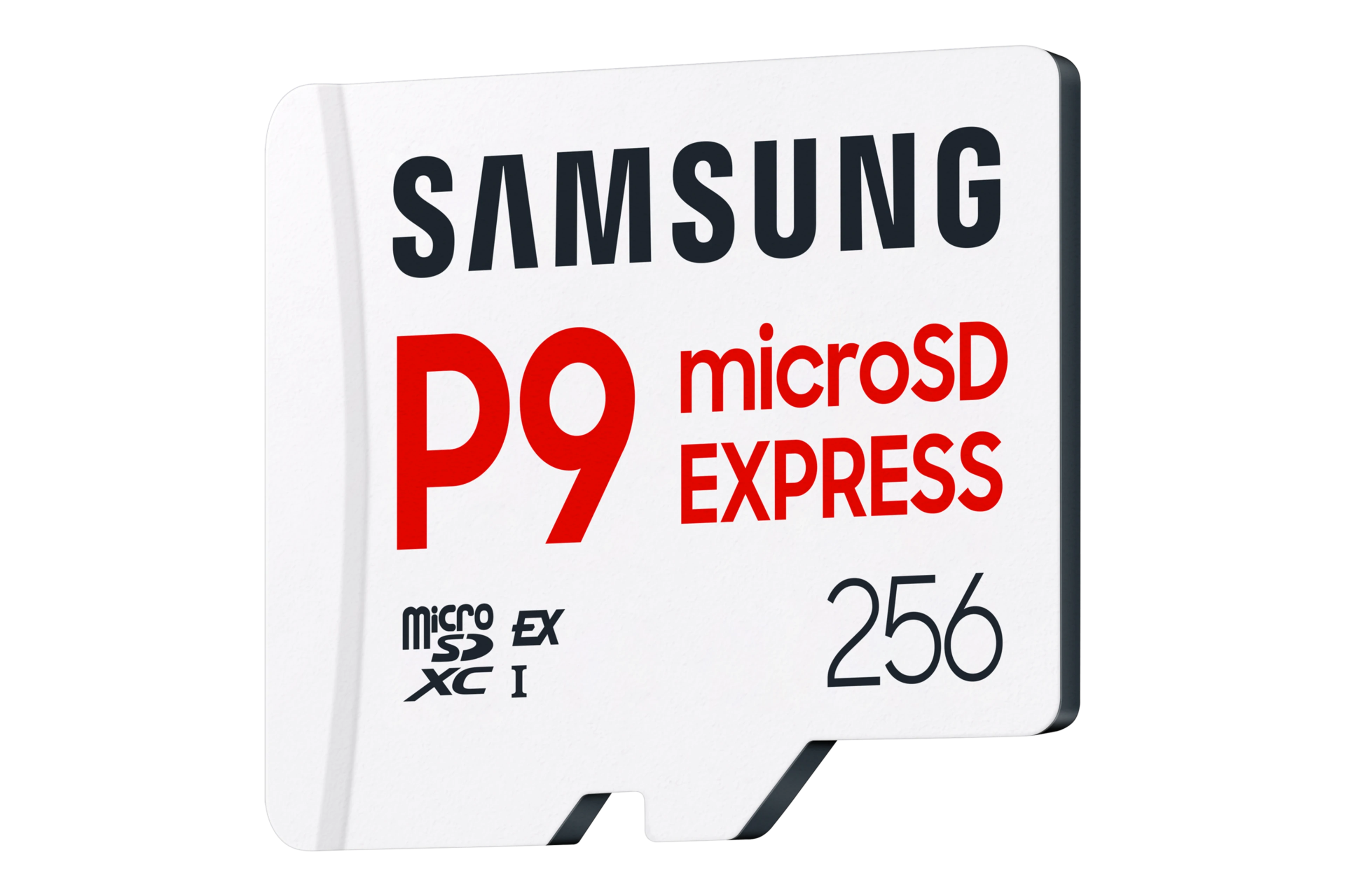 Samsung P9 Express 256GB card with its Express label visible