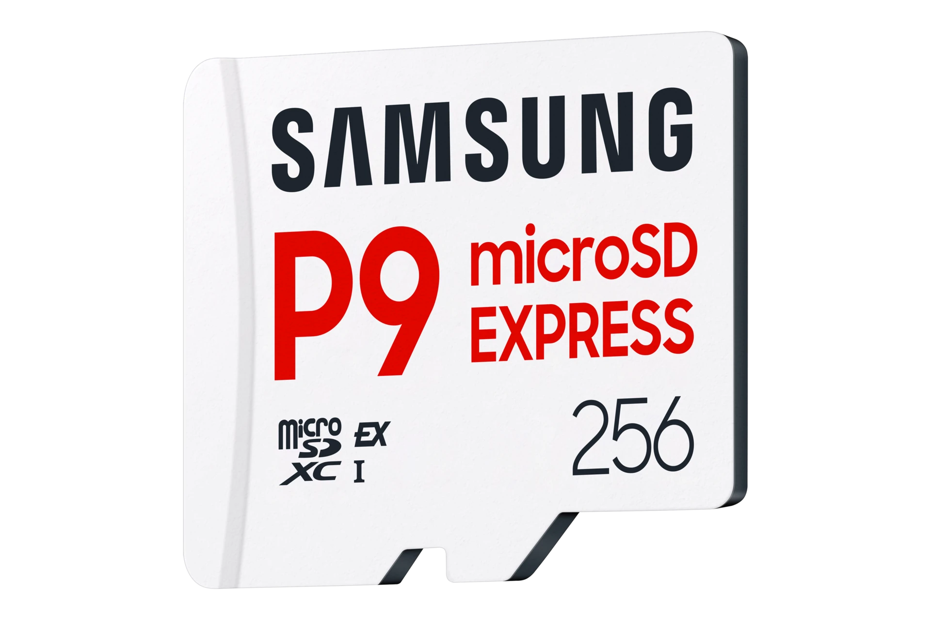 Samsung P9 Express 256GB card with its Express label visible