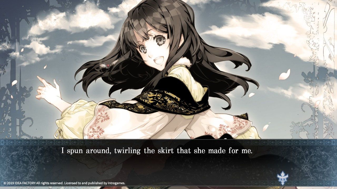Jed wears a dress in an illustrated scene in Psychedelica of the Ashen Hawk.