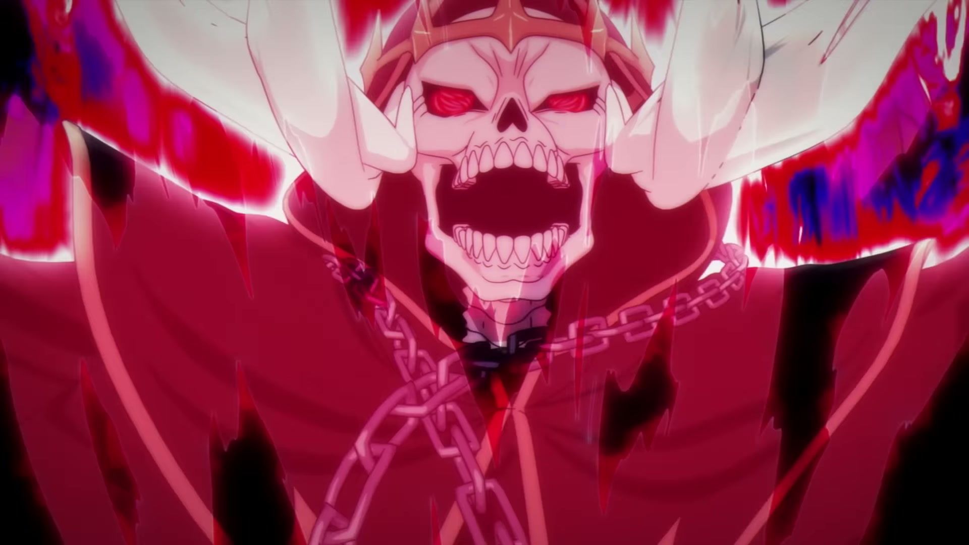 The Lich opens its jaws in a sharp frame from the official Season 2 trailer.