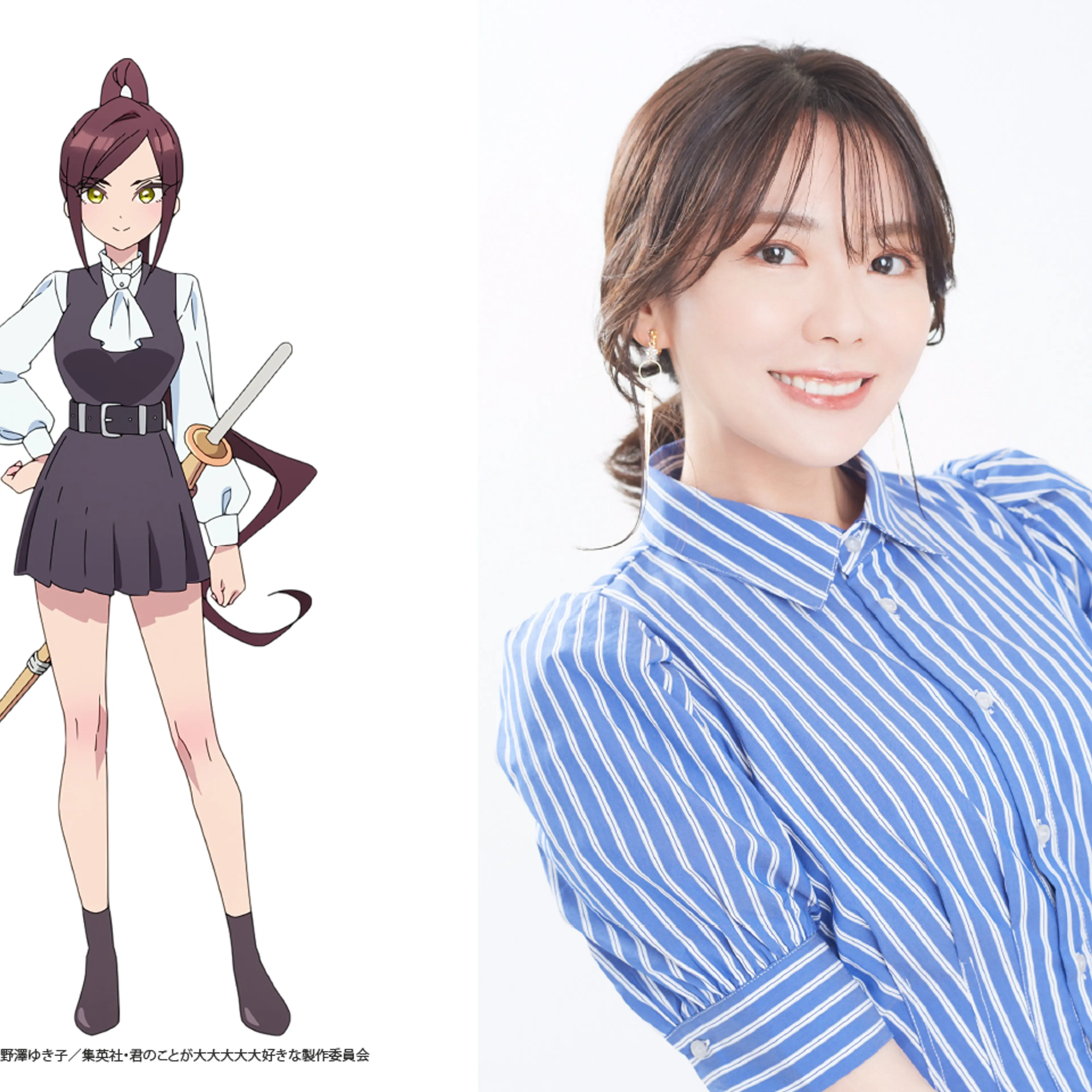 Official The 100 Girlfriends Season 3 artwork featuring Kishika Torotoro.