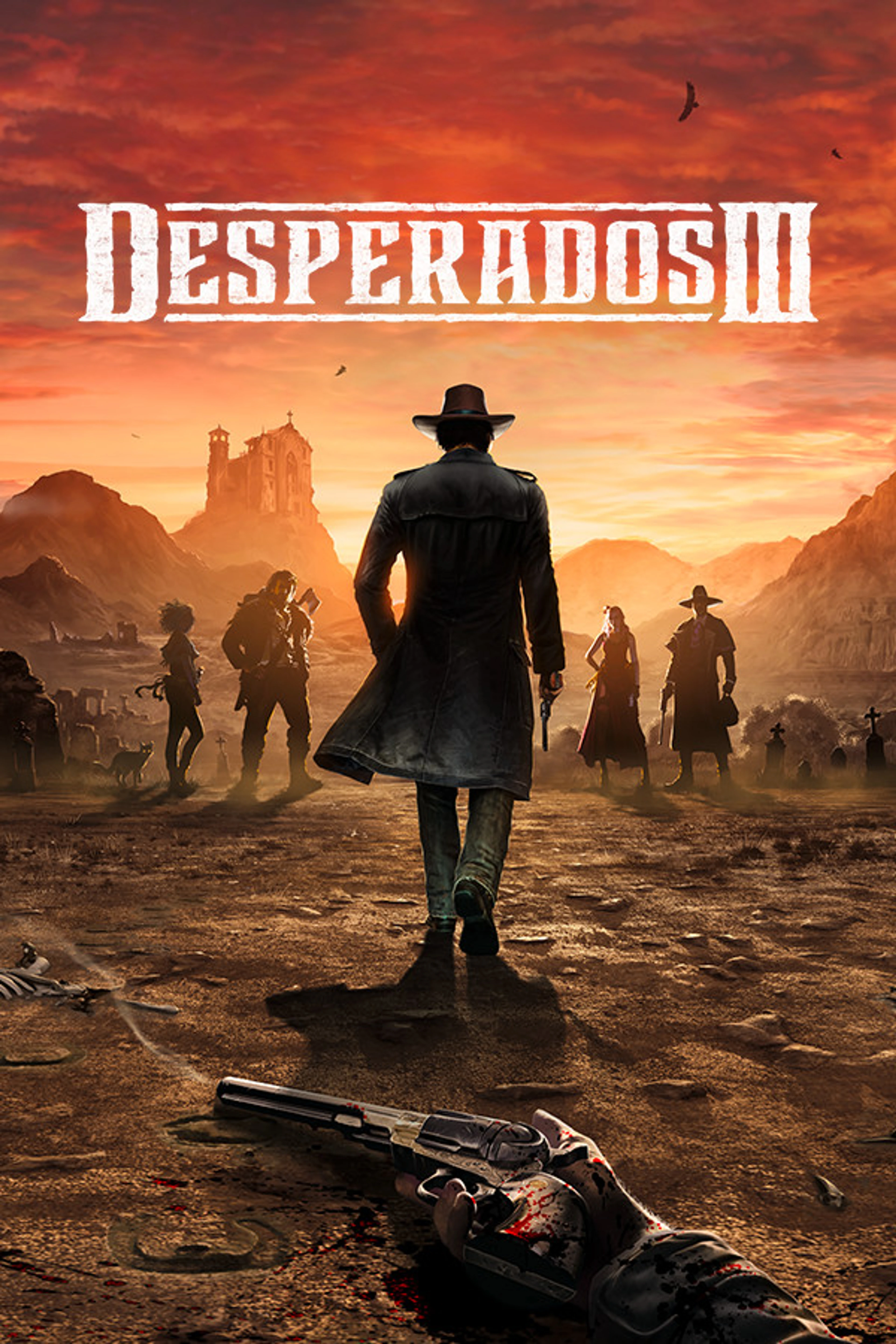 Official Desperados III cover with its native title artwork.