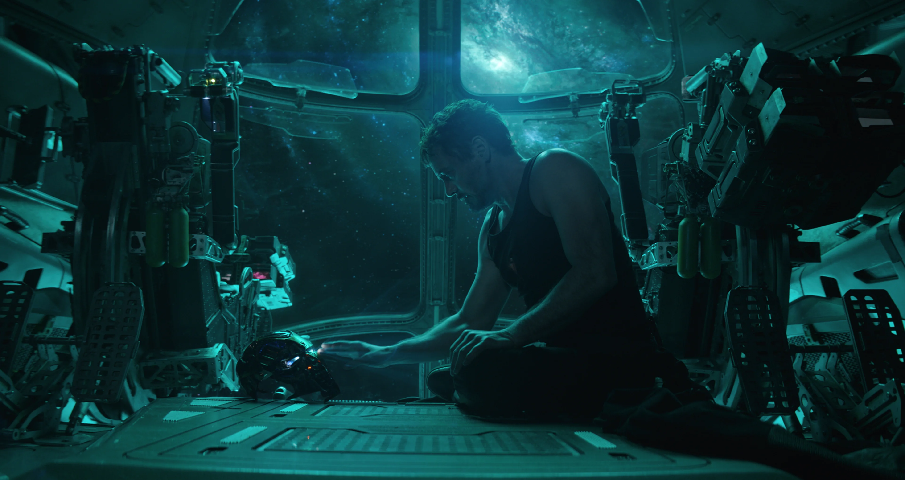 Tony Stark appears in an Avengers: Endgame scene.