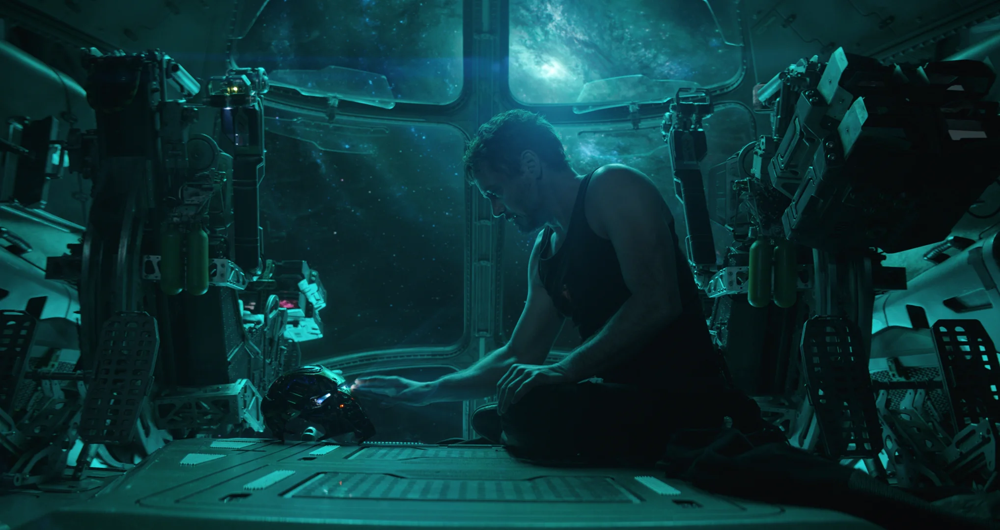 Tony Stark appears in an Avengers: Endgame scene.