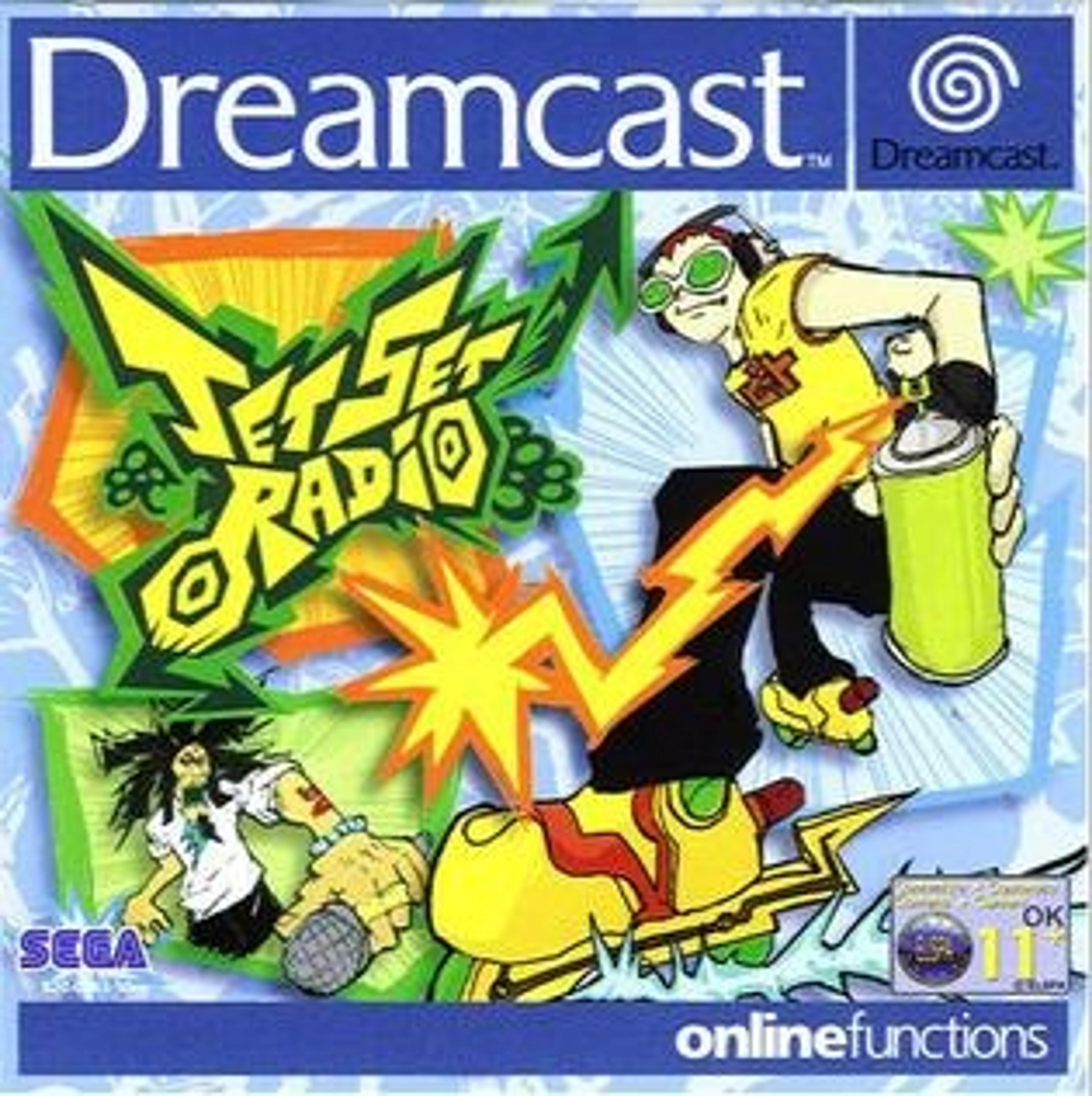 Original cover art for Jet Set Radio.