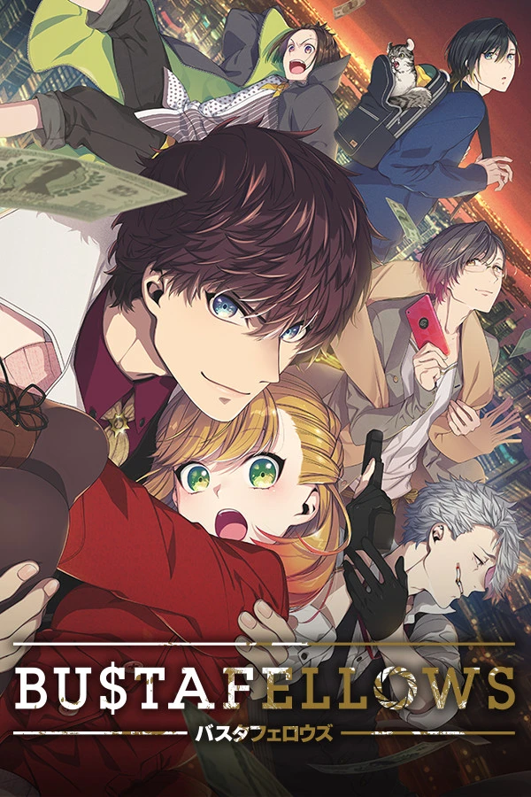 Official BUSTAFELLOWS cover with Teuta and the five romance characters.