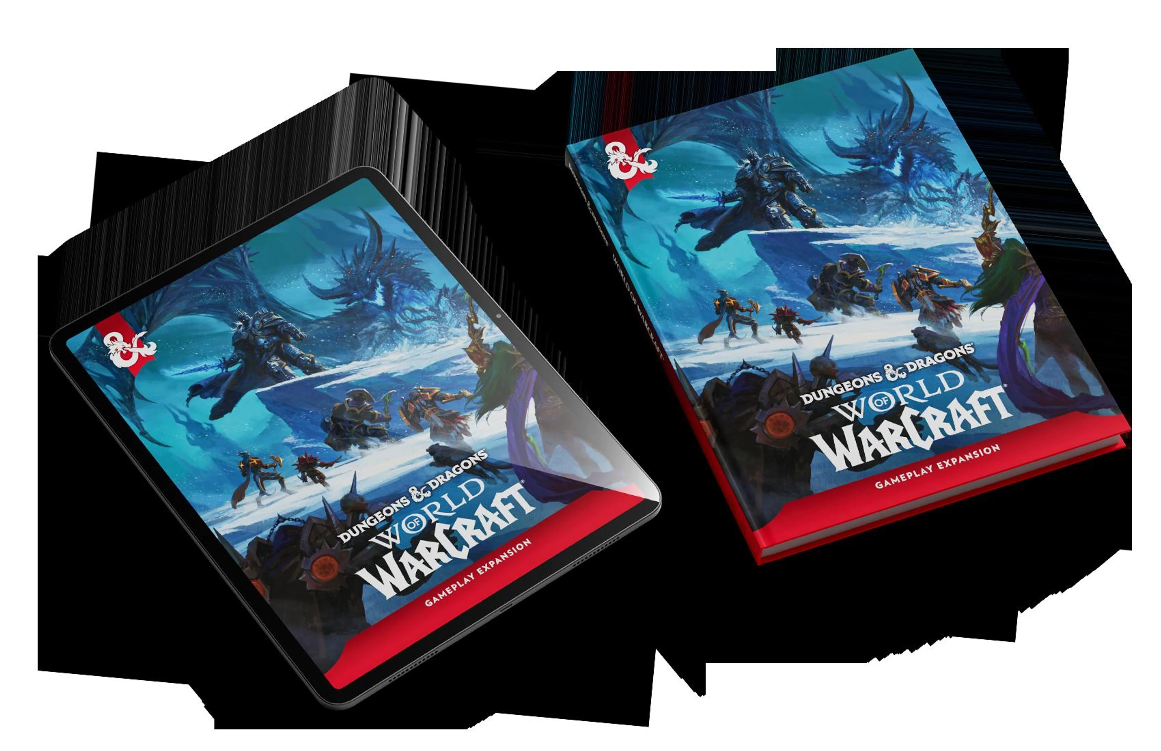 The physical and digital versions of the Dungeons & Dragons World of Warcraft gameplay expansion.