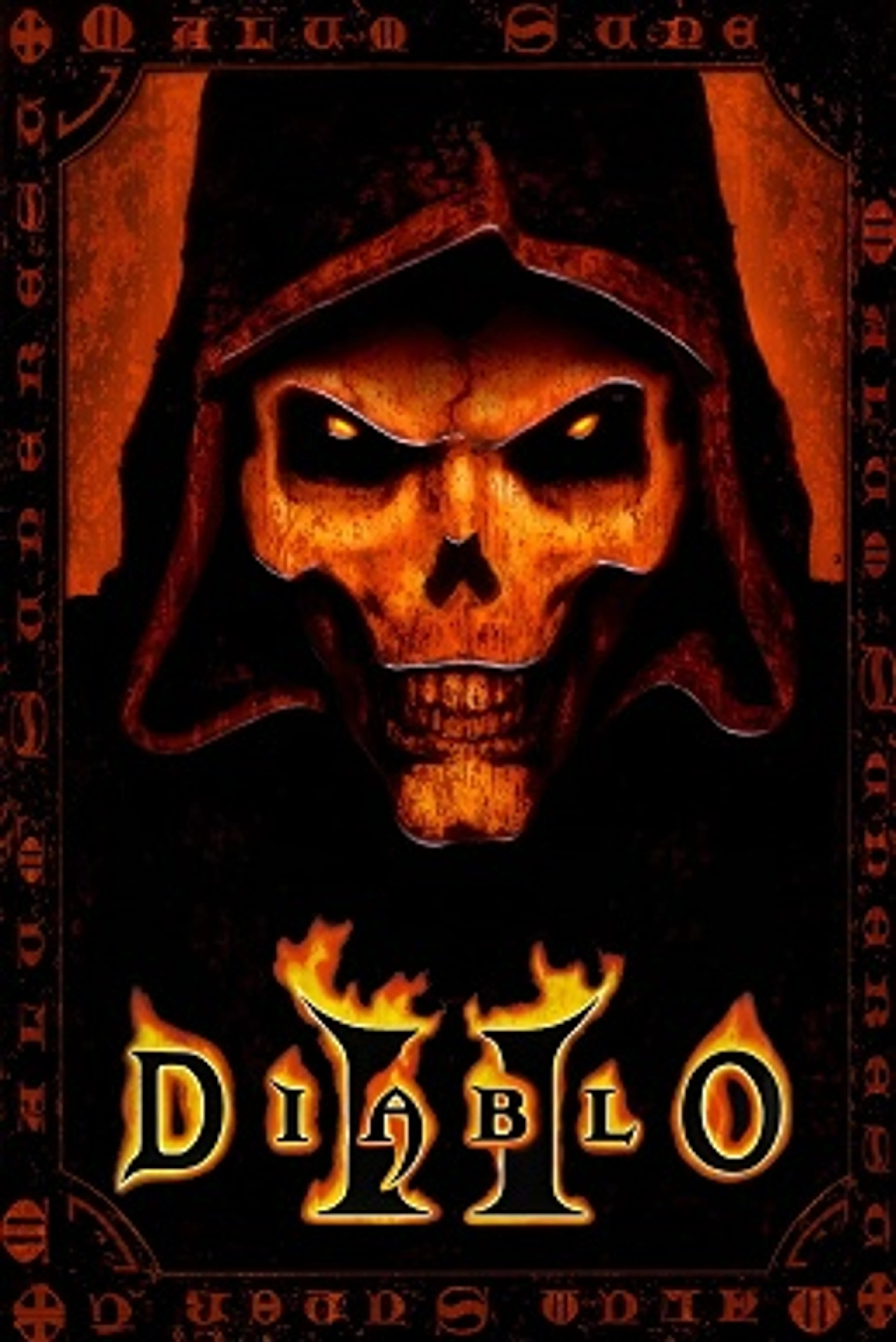 Original cover art for Diablo II.