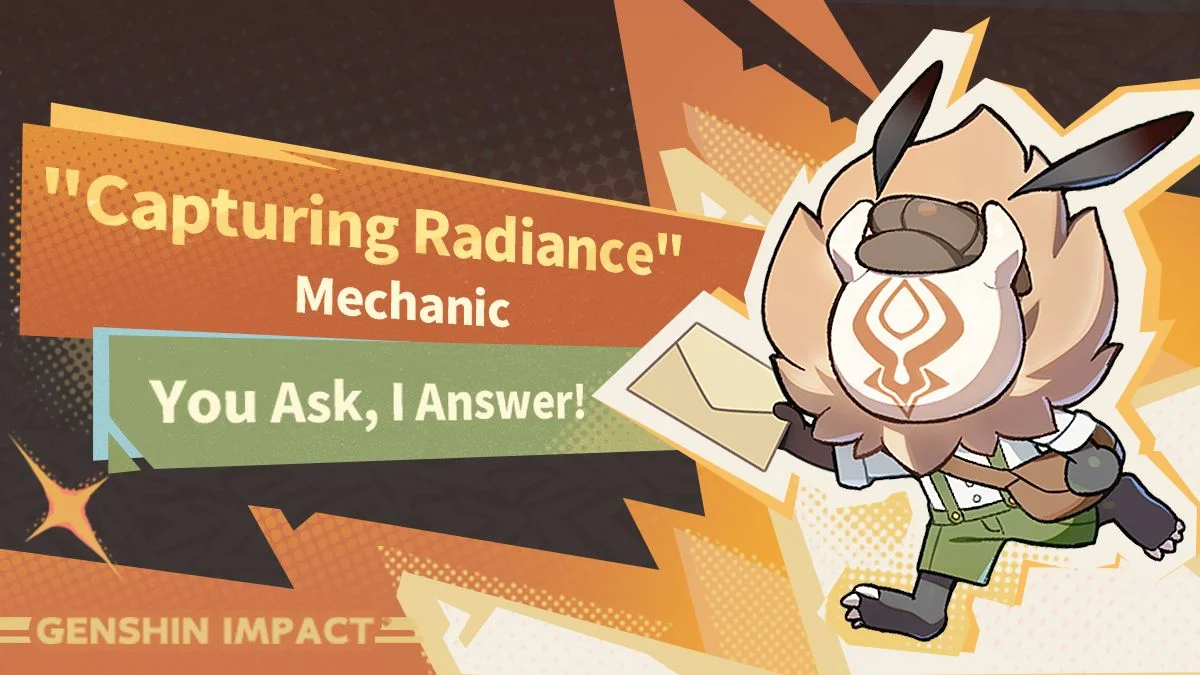 Official Genshin Impact Capturing Radiance explainer artwork