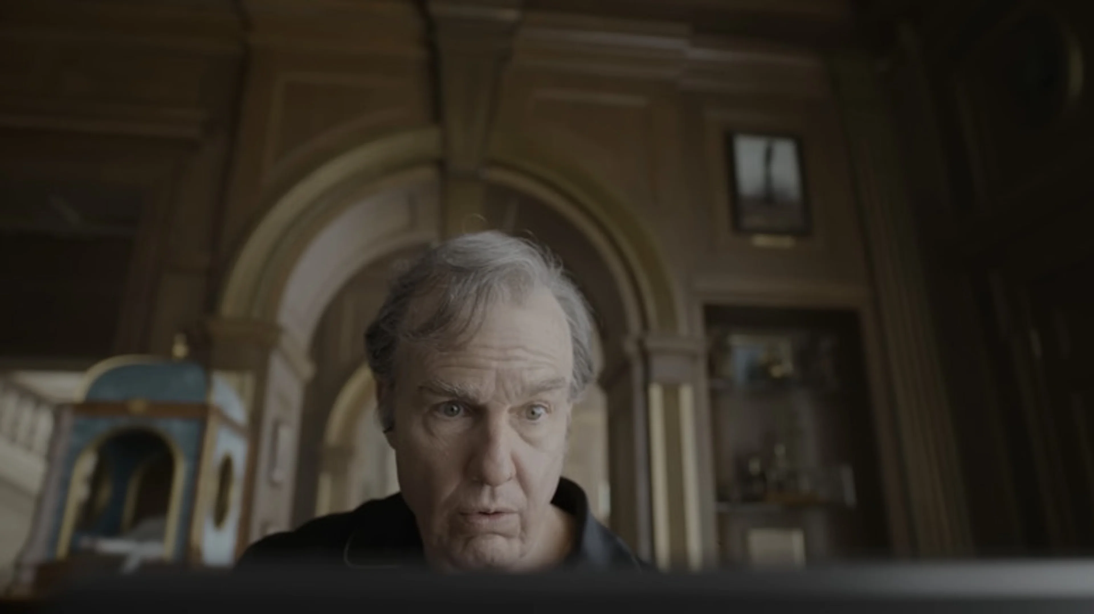 Tom Cruise looks shocked as Digger Rockwell in a Digger trailer still.