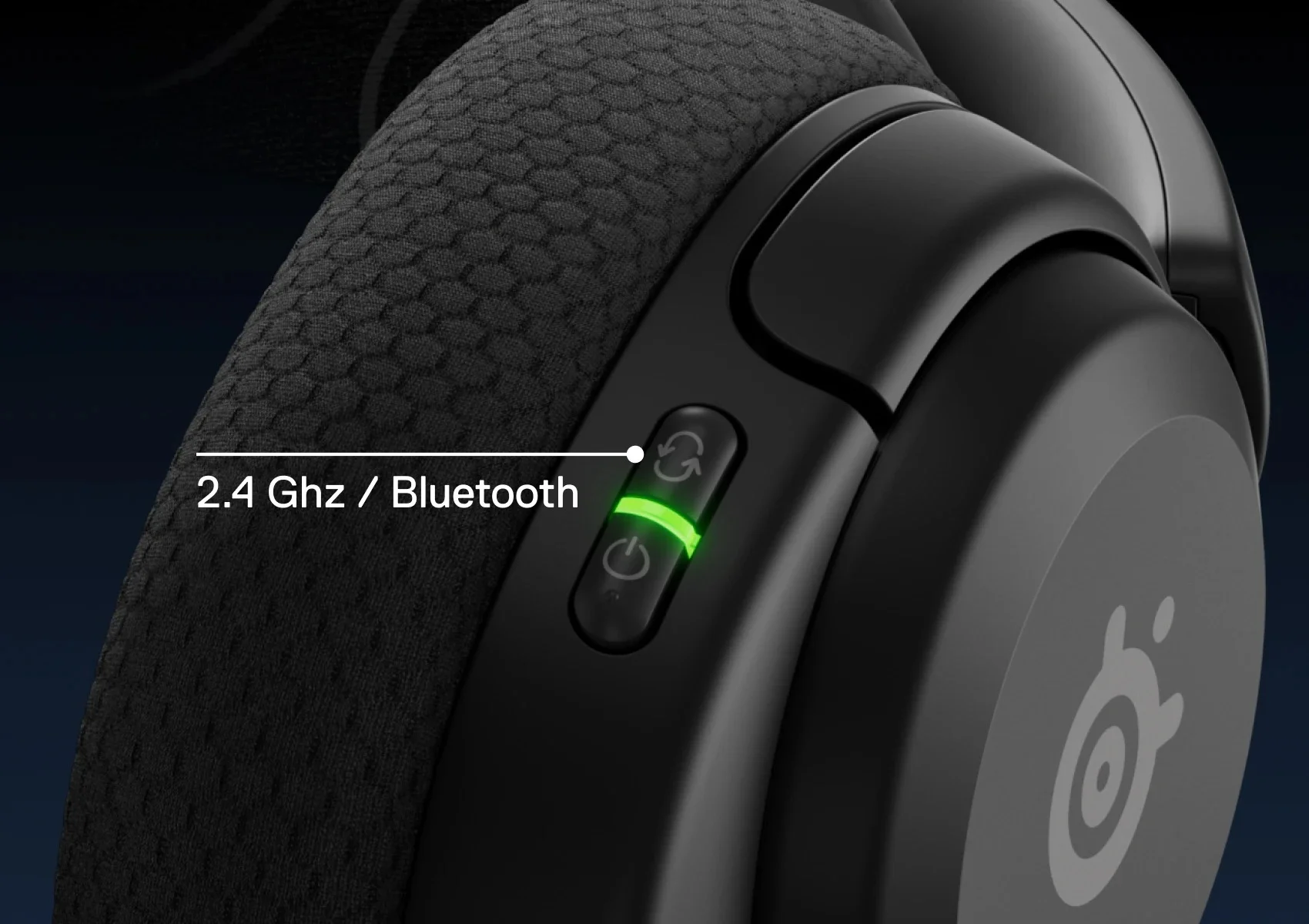 Close view of the Nova 5 power and QuickSwitch controls