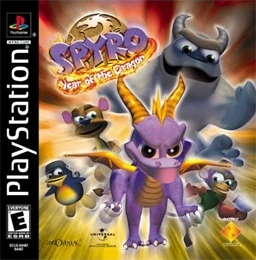 Original cover art for Spyro: Year of the Dragon.