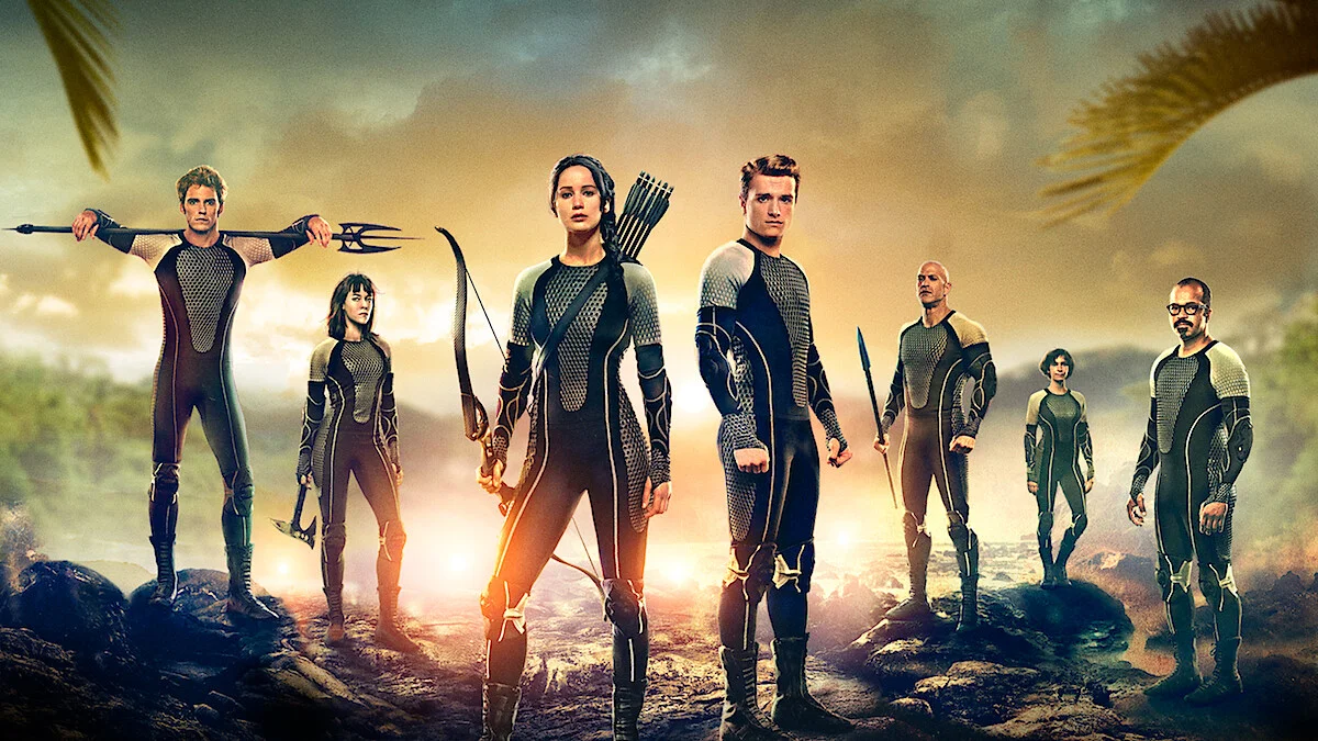 Katniss, Peeta and other tributes in official Catching Fire artwork.