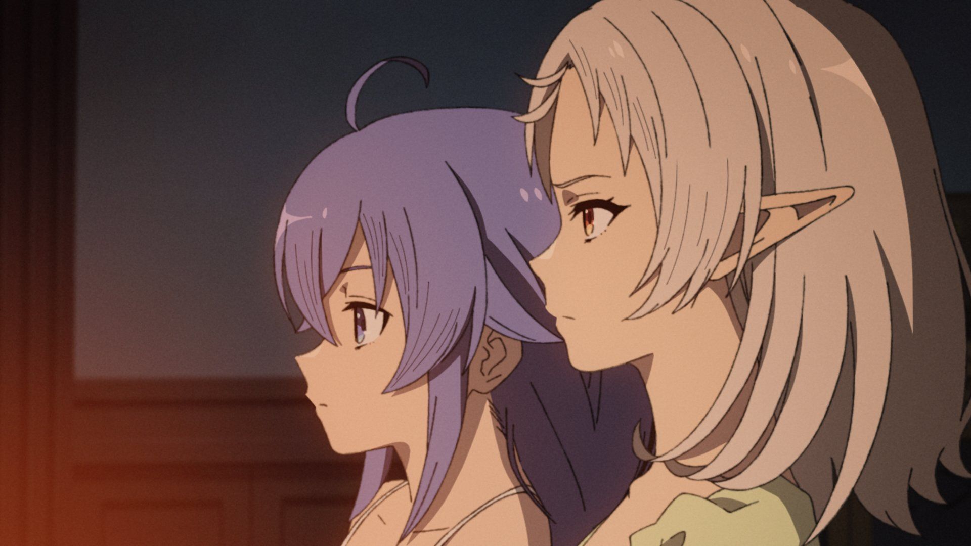 Sylphiette and Roxy listen during the season 3 finale.