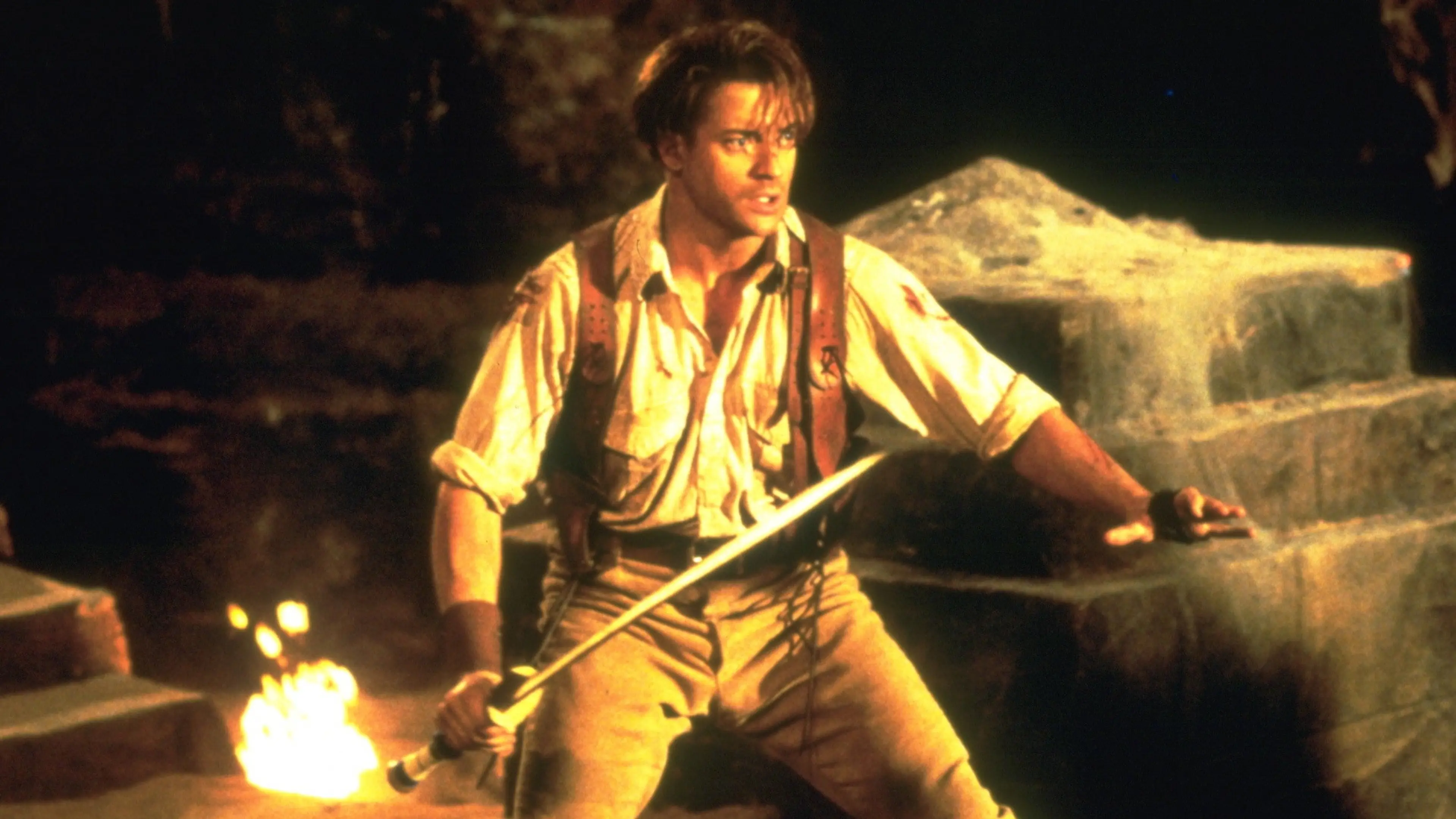 Brendan Fraser Is Back as Rick O’Connell in New The Mummy 4 Set Photos