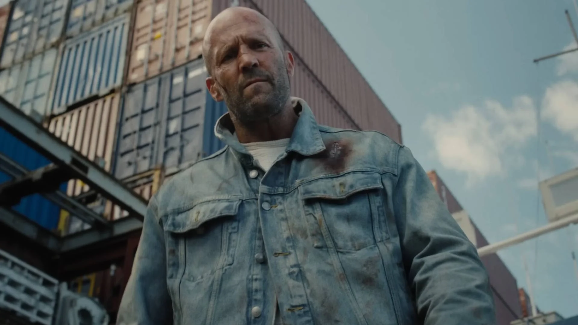 Jason Statham plays Cole Reed in a Mutiny still from Lionsgate’s action movie.
