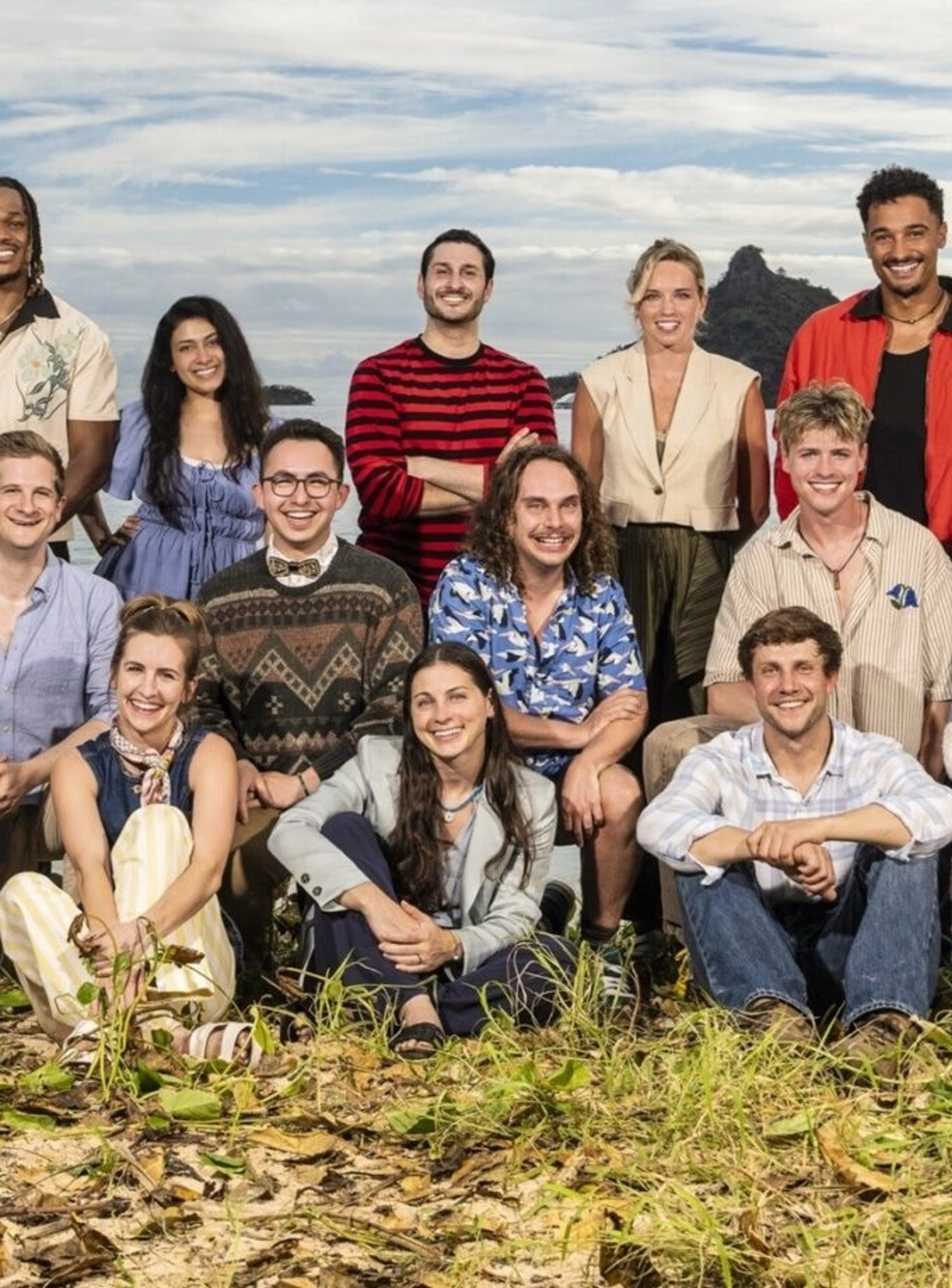 Central contestants in the official Survivor 51 group portrait.