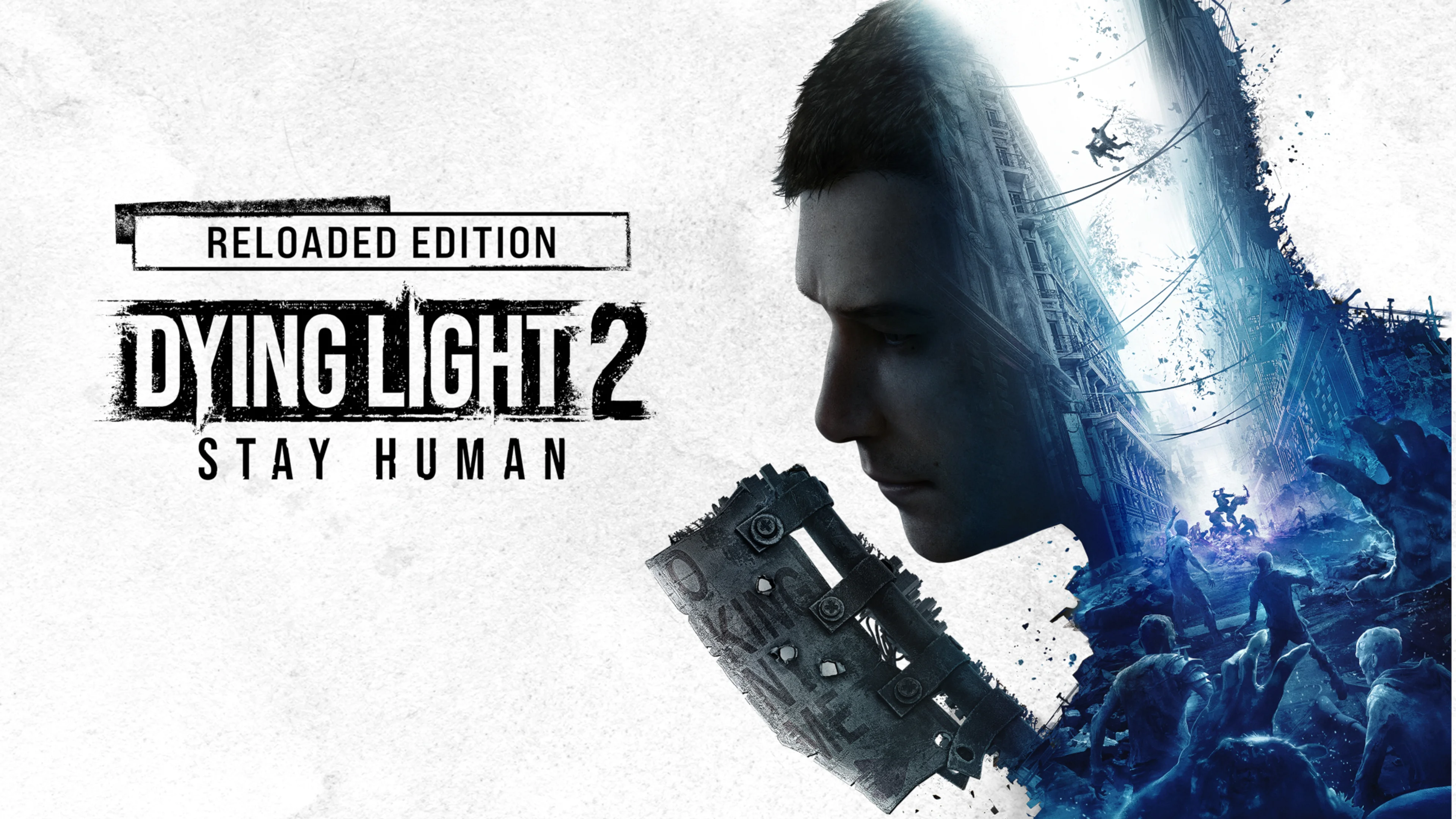 Dying Light 2 hero Aiden moves through a city filled with infected enemies