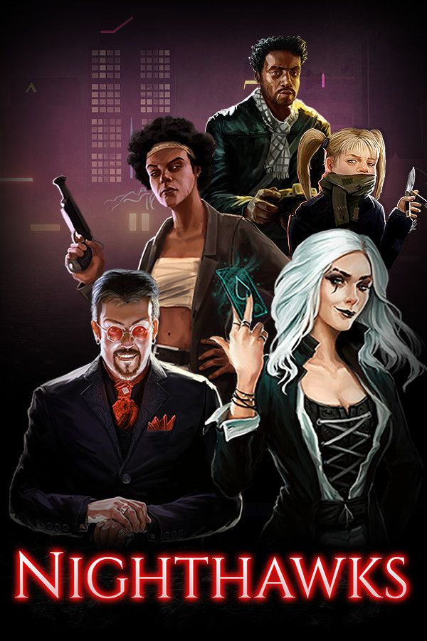Official Nighthawks cover showing a vampire silhouette and the game title.