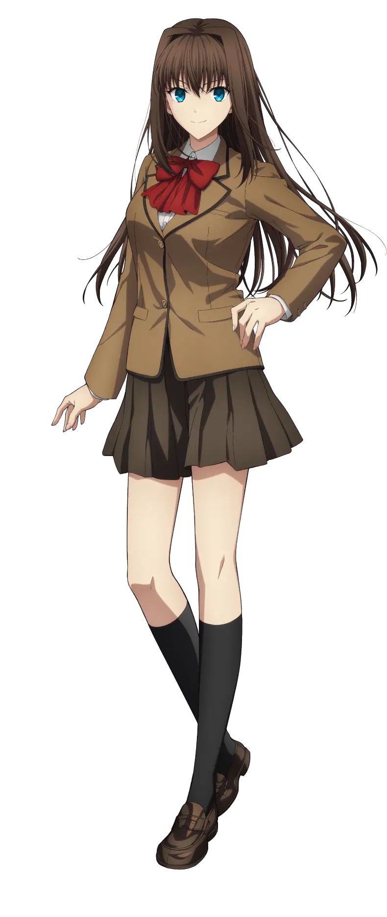 Official character art of Aoko Aozaki.